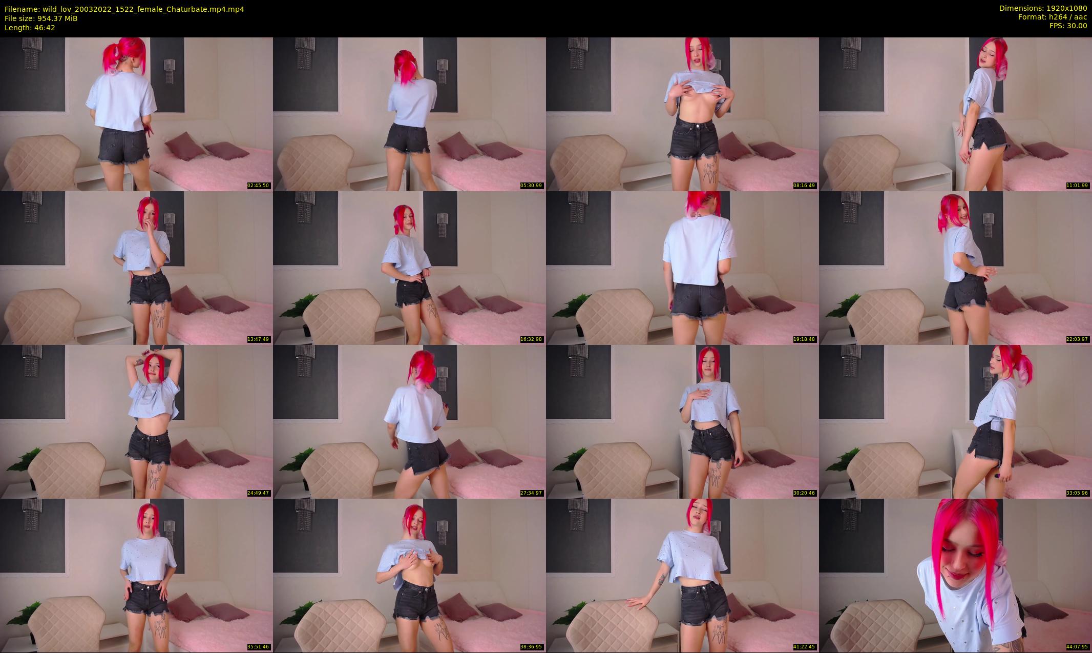 wild_lov — 47 minute Chaturbate female cam show recording, 1080p, Mar 20, 2022