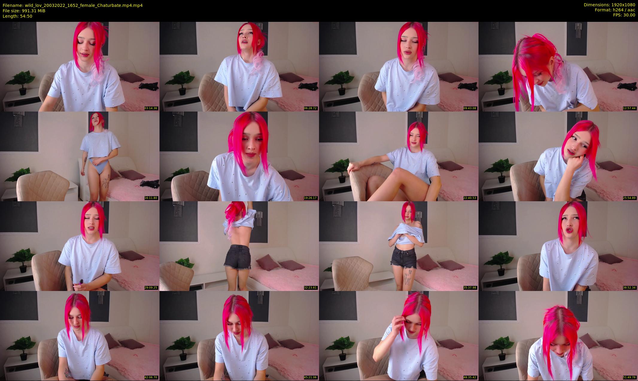 wild_lov — 55 minute Chaturbate female cam show recording, 1080p, Mar 20, 2022