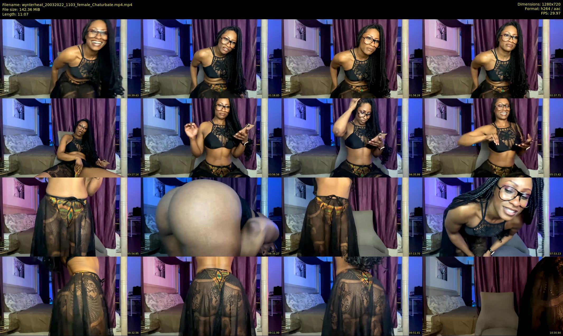 wynterheat — 12 minute Chaturbate female cam show recording, 720p, Mar 20, 2022