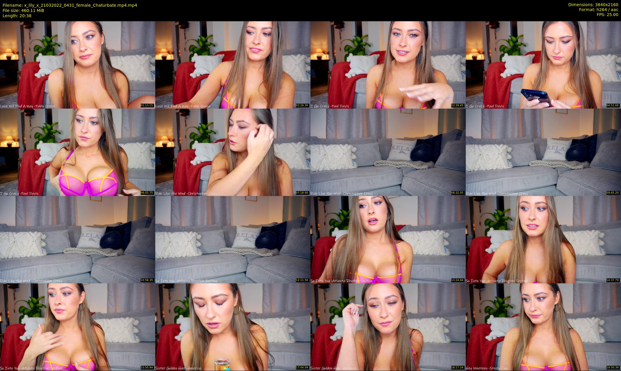 x_lily_x — 21 minute Chaturbate female cam show recording, 4K, Mar 21, 2022