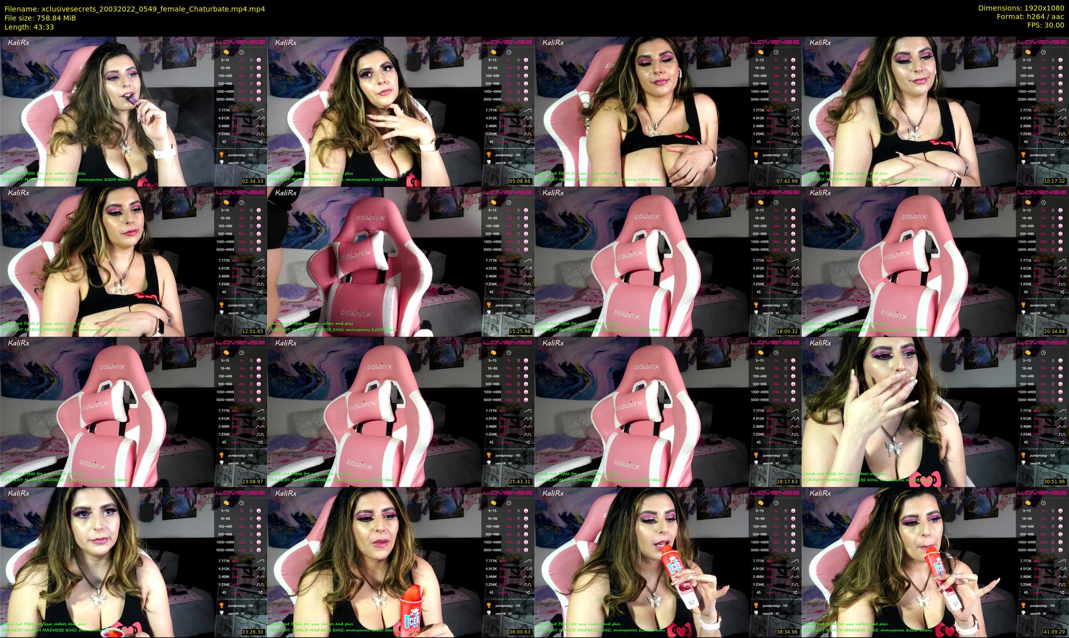 xclusivesecrets — 44 minute Chaturbate female cam show recording, 1080p, Mar 20, 2022
