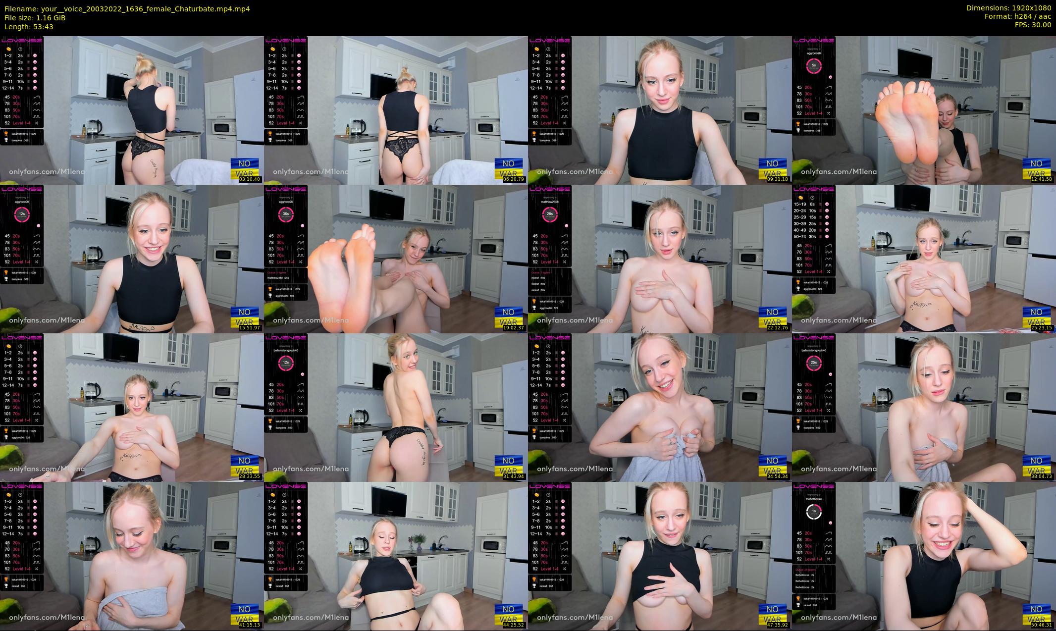your__voice — 54 minute Chaturbate female cam show recording, 1080p, Mar 20, 2022