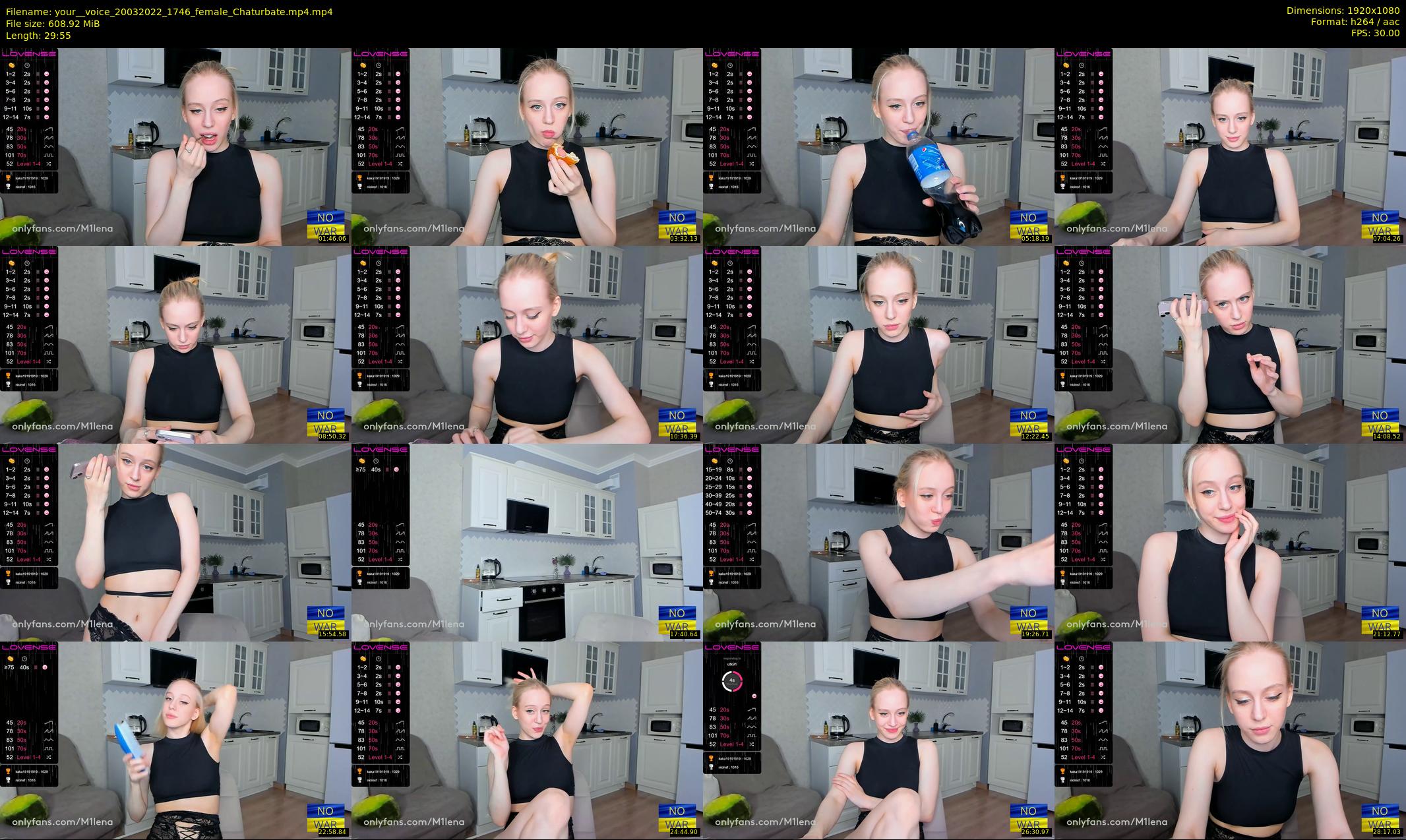 your__voice — 30 minute Chaturbate female cam show recording, 1080p, Mar 20, 2022