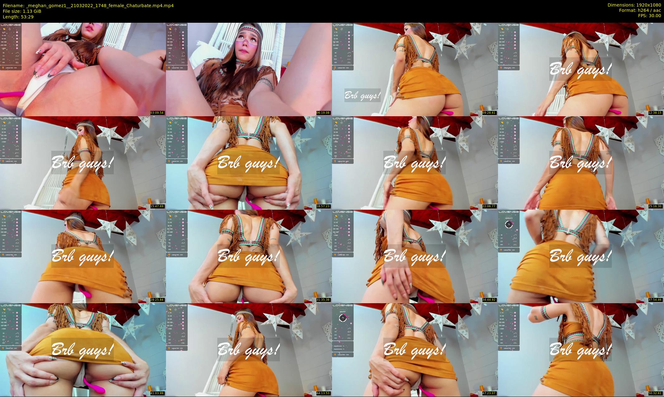 _meghan_gomez1_ — 54 minute Chaturbate female cam show recording, 1080p, Mar 21, 2022