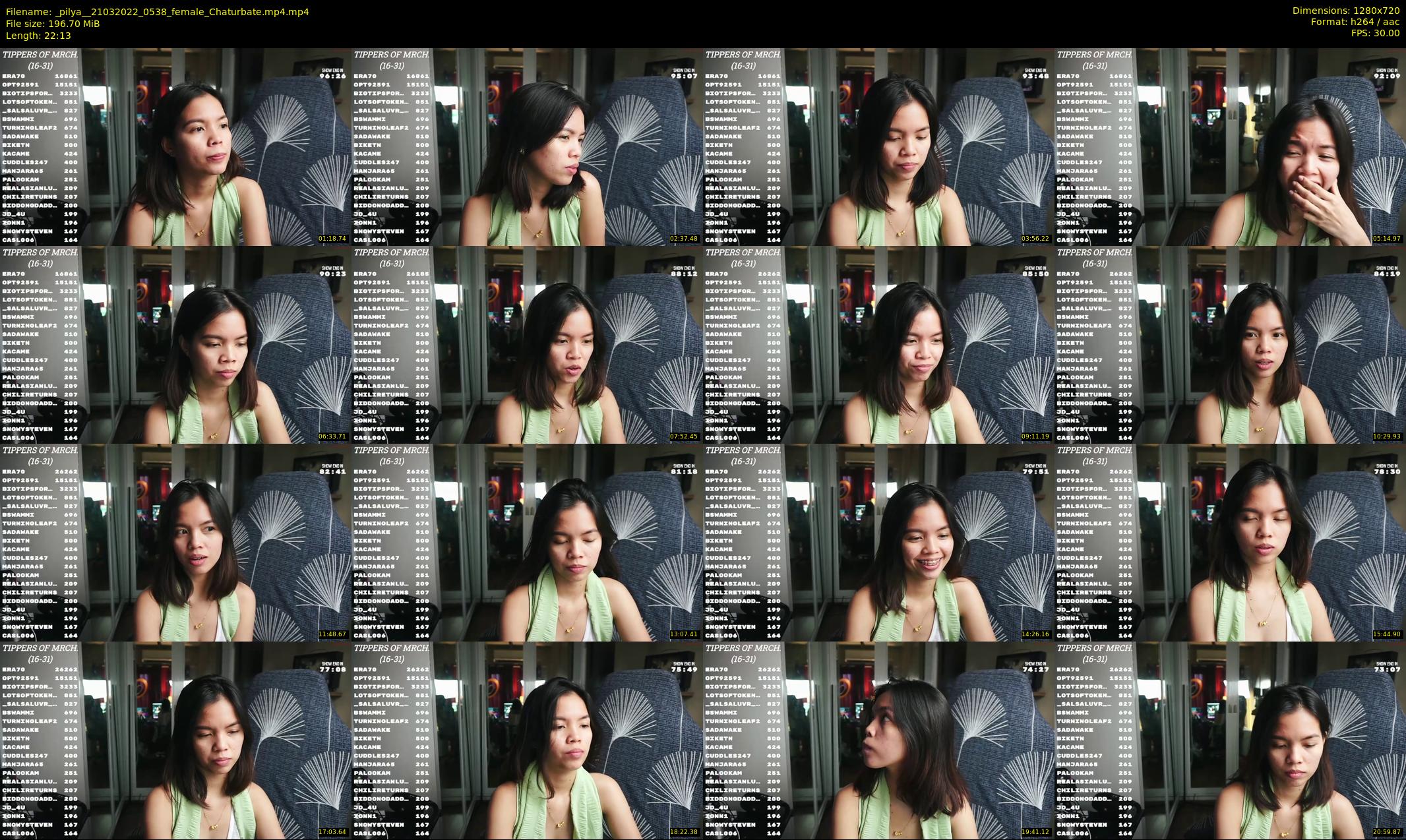 _pilya_ — 23 minute Chaturbate female cam show recording, 720p, Mar 21, 2022
