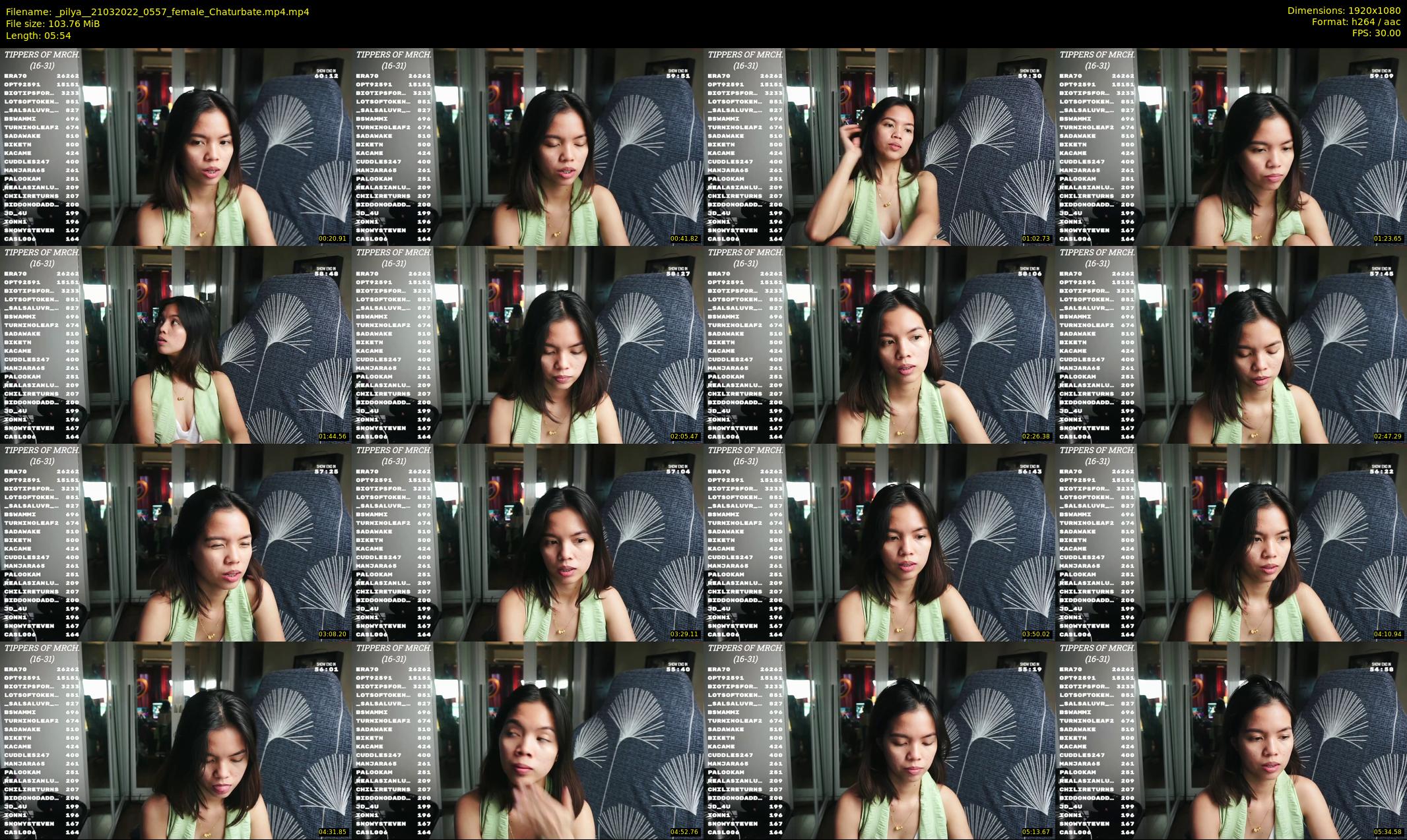 _pilya_ — 6 minute Chaturbate female cam show recording, 1080p, Mar 21, 2022