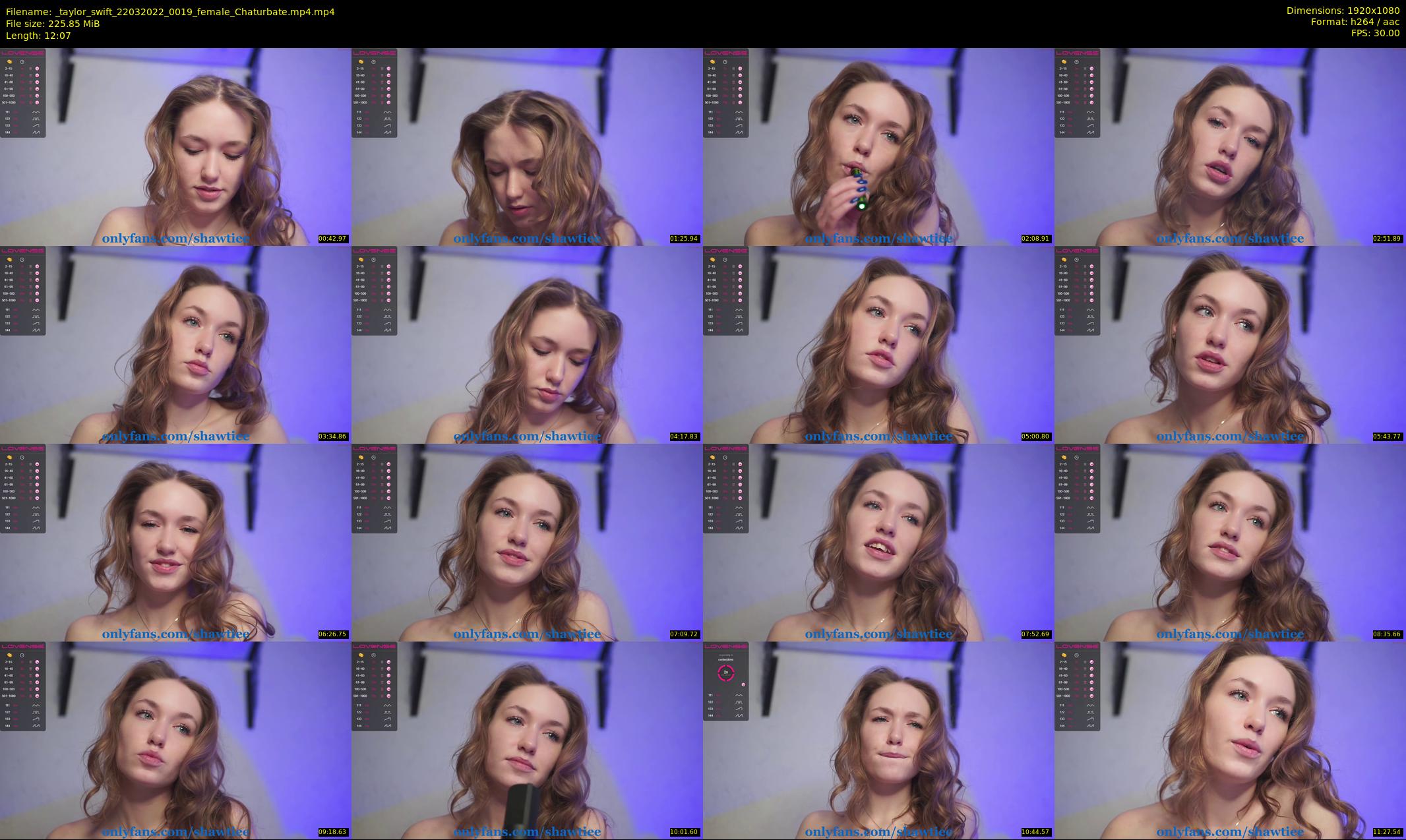 _taylor_swift — 13 minute Chaturbate female cam show recording, 1080p, Mar 22, 2022