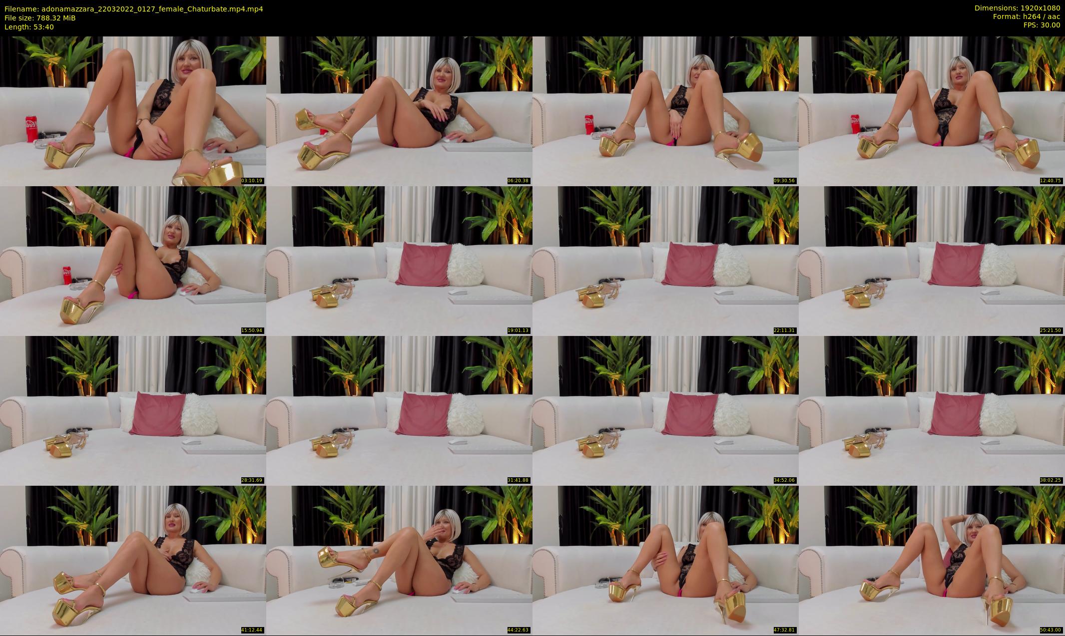 adonamazzara — 54 minute Chaturbate female cam show recording, 1080p, Mar 22, 2022