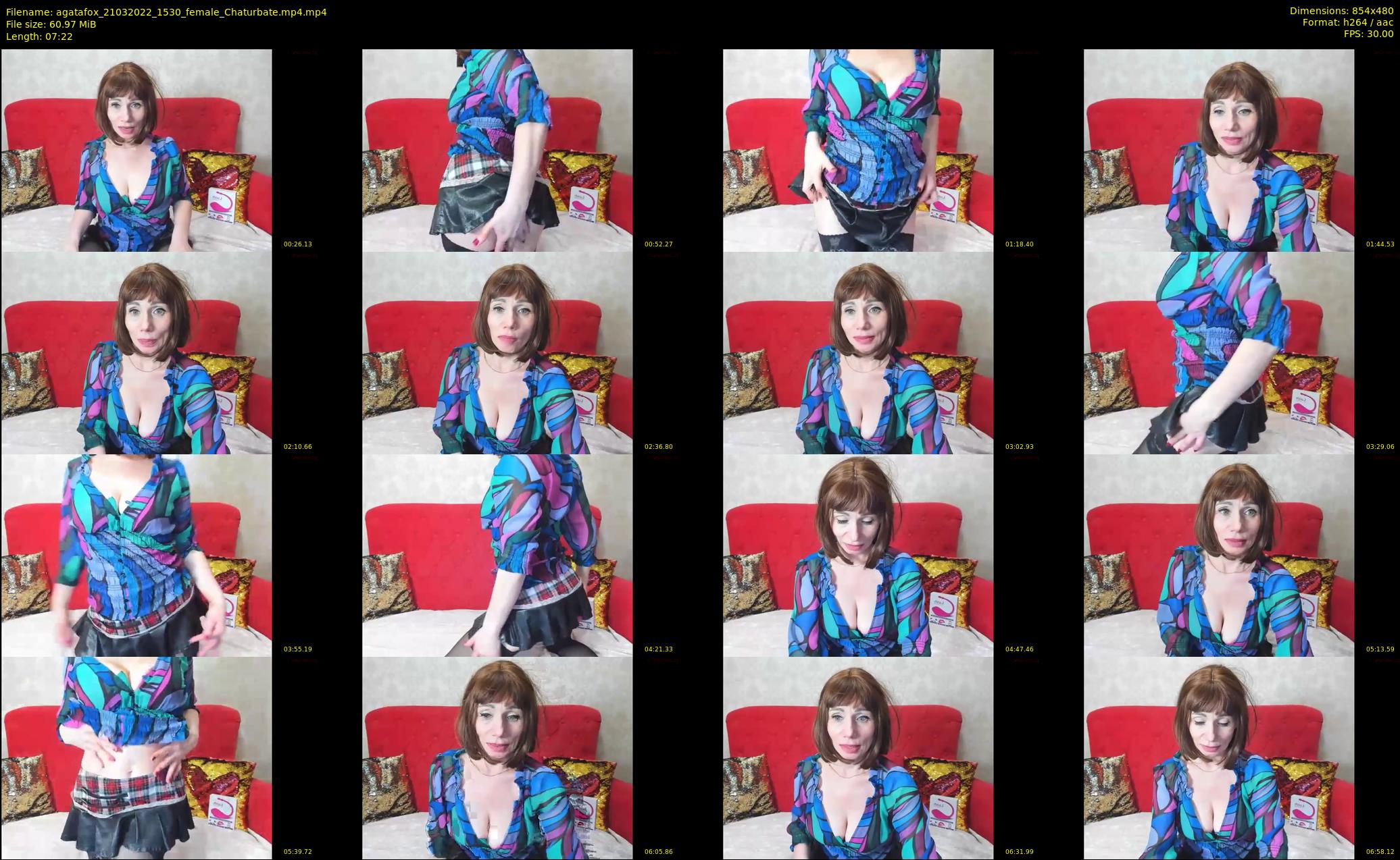 agatafox — 8 minute Chaturbate female cam show recording, 480p, Mar 21, 2022