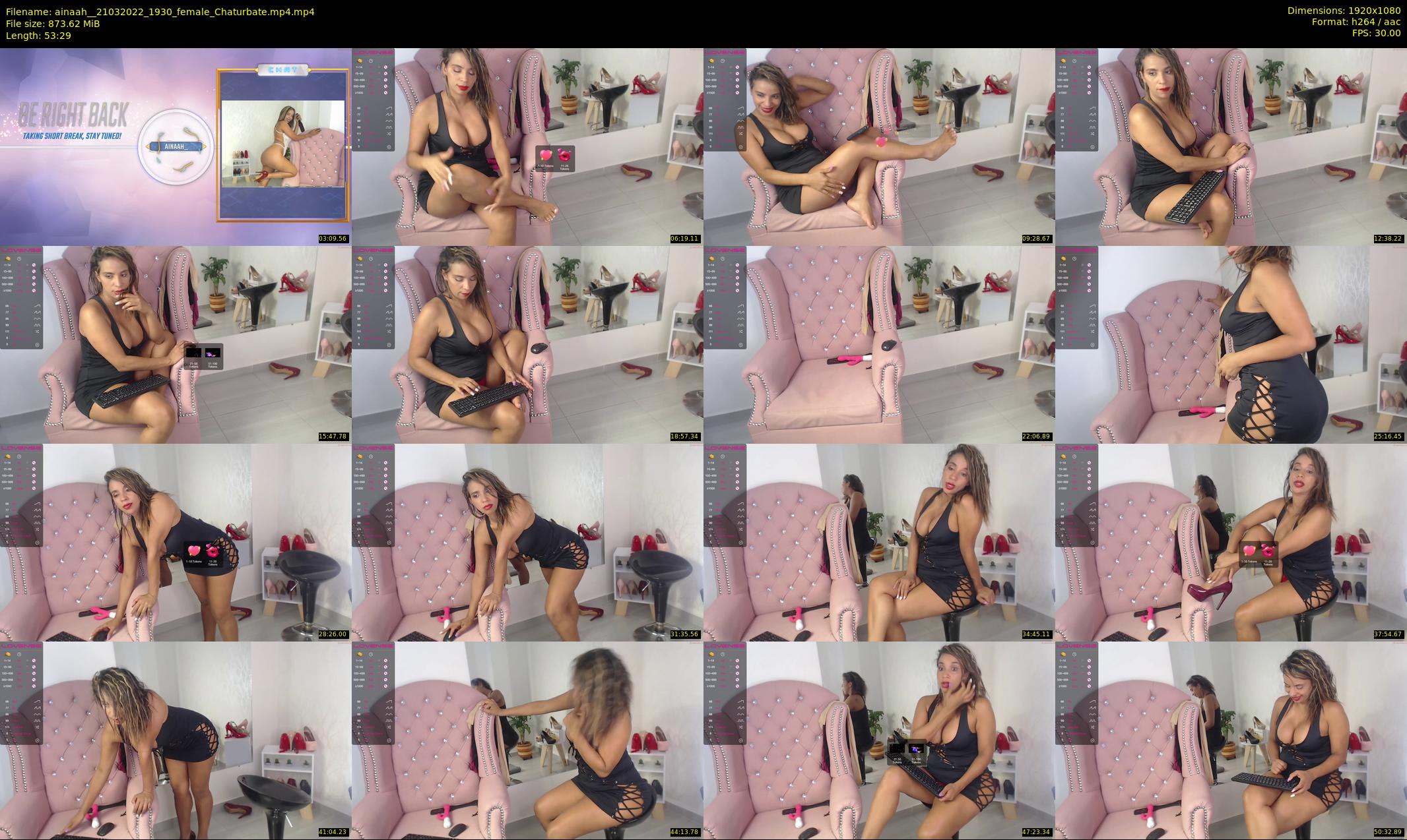 ainaah_ — 54 minute Chaturbate female cam show recording, 1080p, Mar 21, 2022