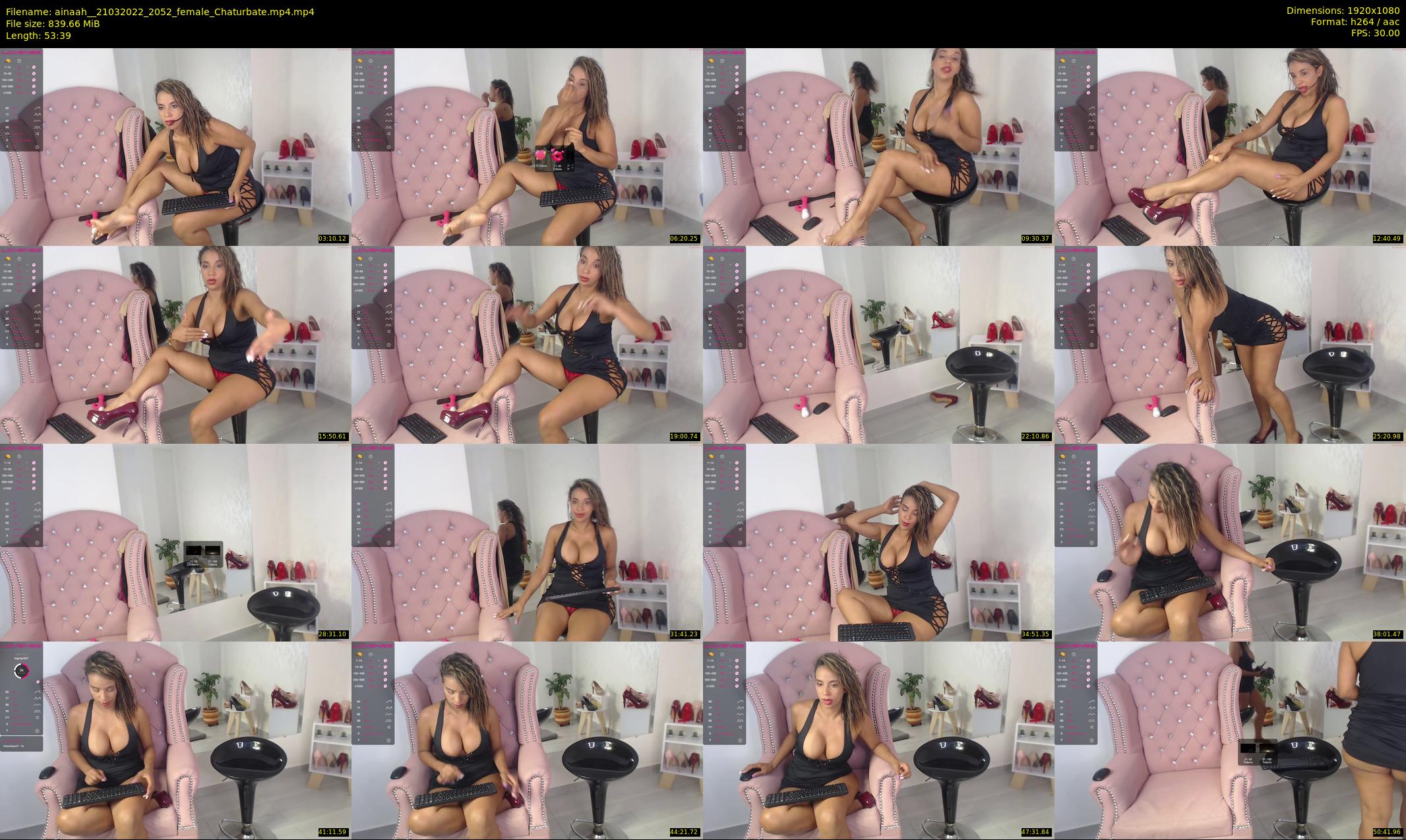 ainaah_ — 54 minute Chaturbate female cam show recording, 1080p, Mar 21, 2022