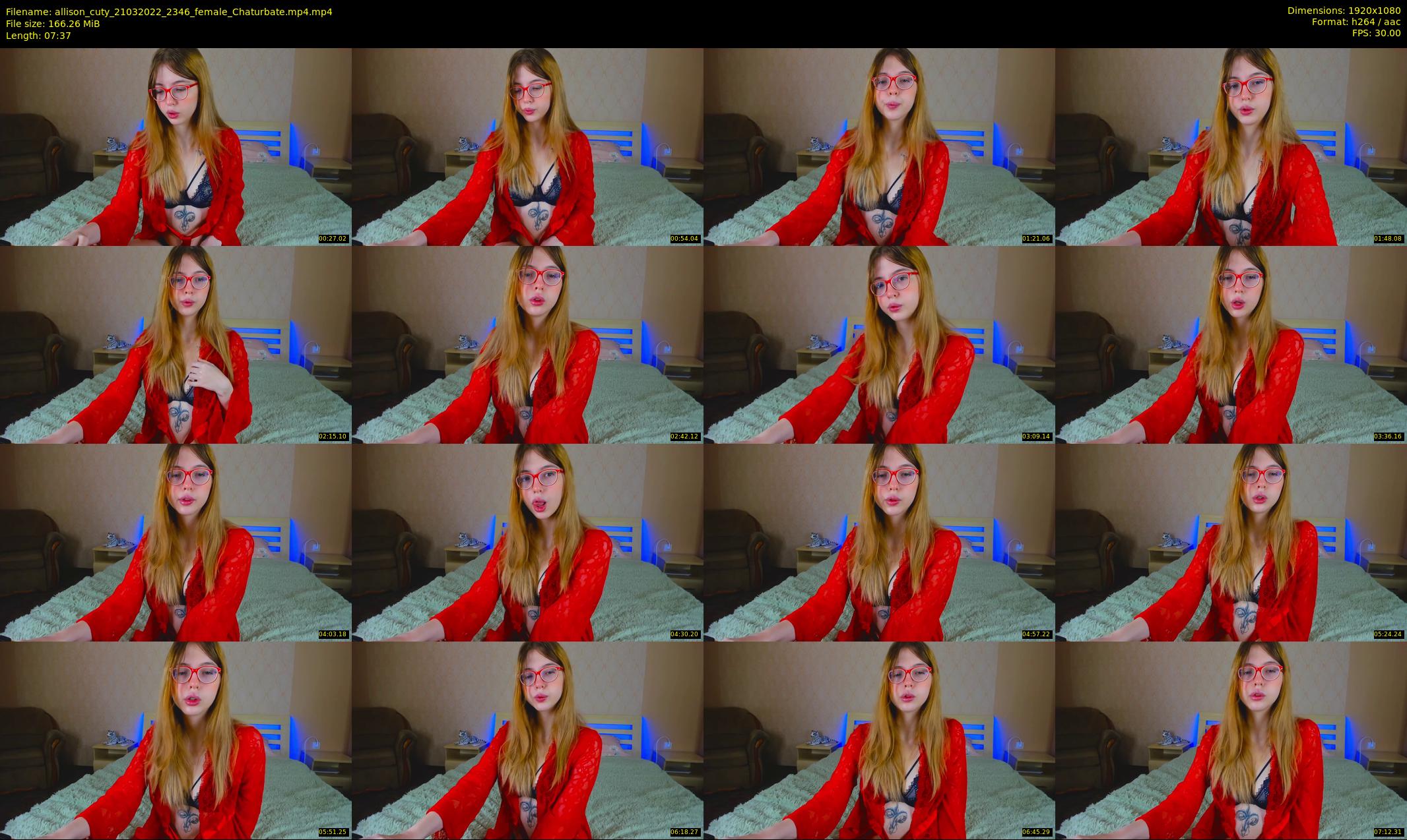 allison_cuty — 8 minute Chaturbate female cam show recording, 1080p, Mar 21, 2022