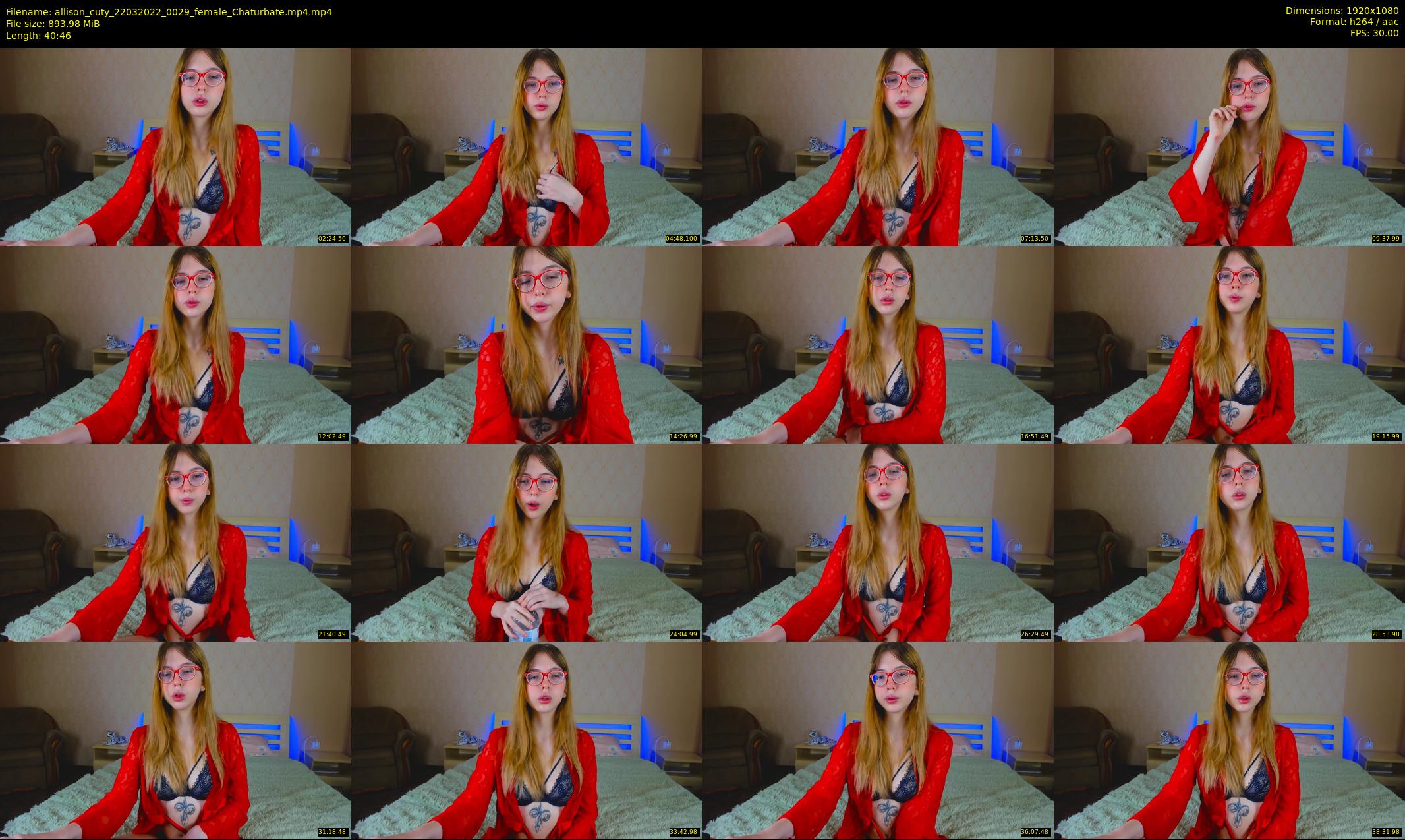 allison_cuty — 41 minute Chaturbate female cam show recording, 1080p, Mar 22, 2022