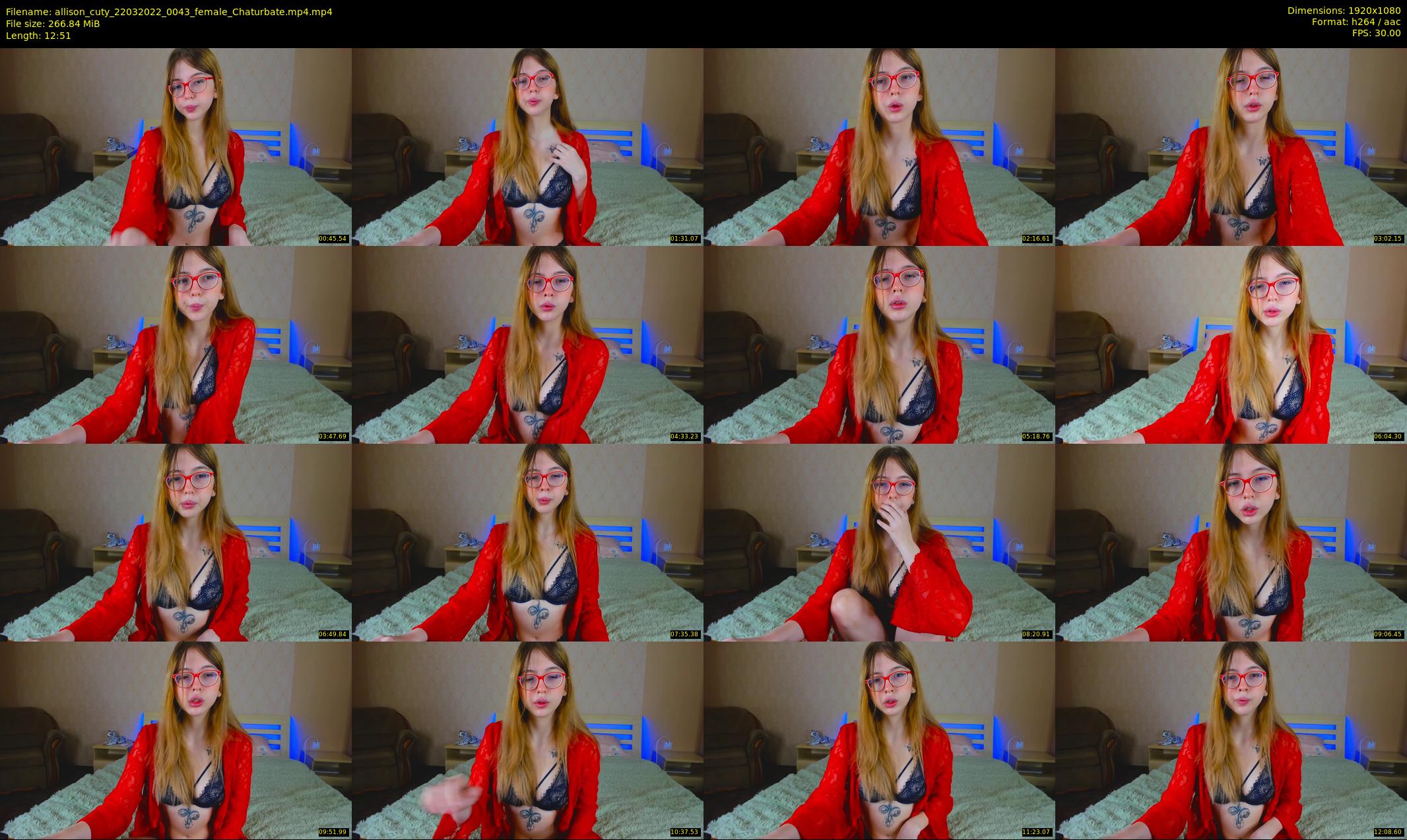 allison_cuty — 13 minute Chaturbate female cam show recording, 1080p, Mar 22, 2022