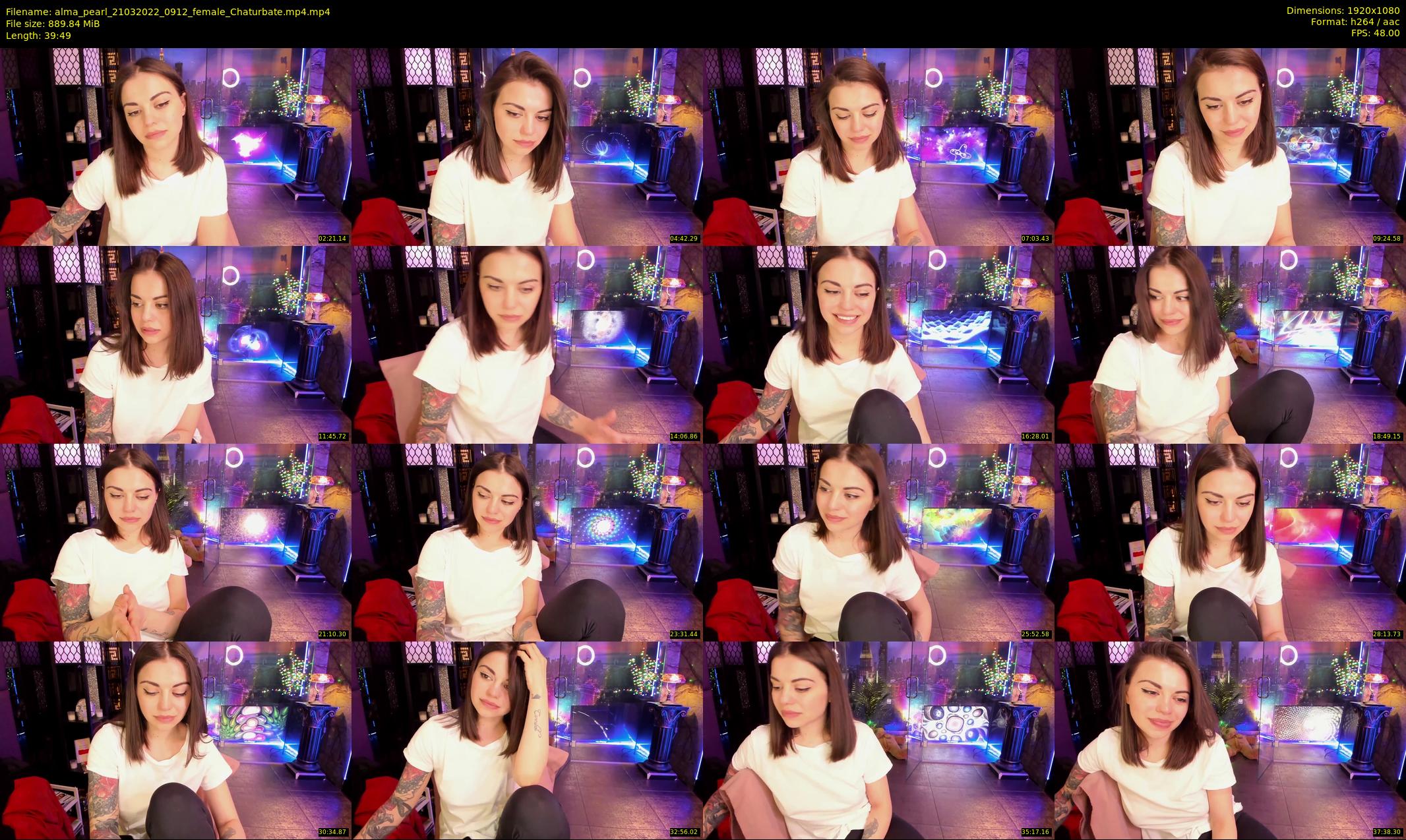 alma_pearl — 40 minute Chaturbate female cam show recording, 1080p, Mar 21, 2022