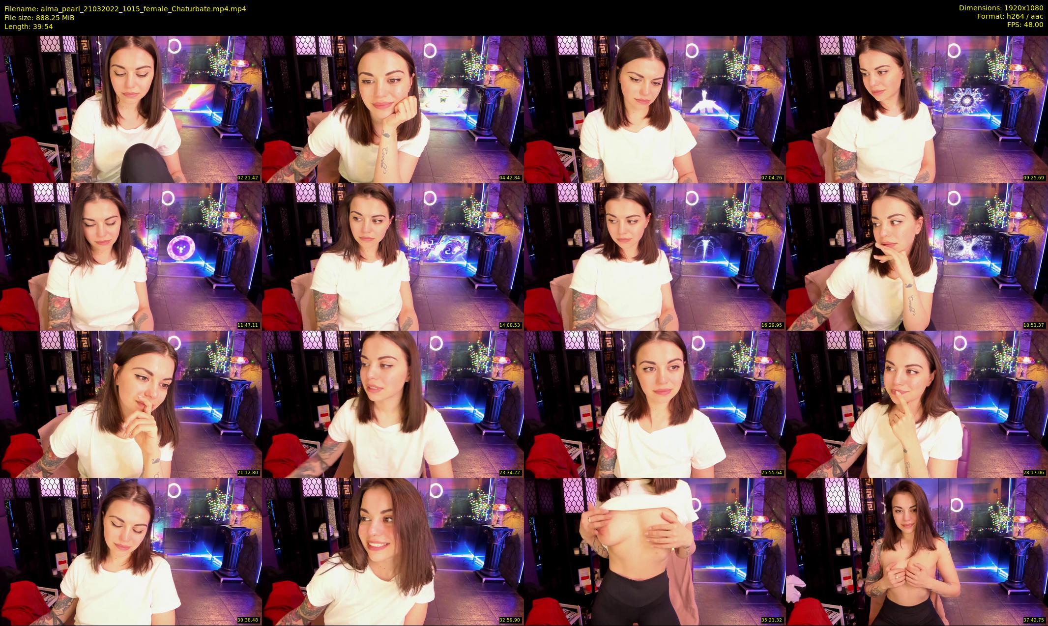 alma_pearl — 40 minute Chaturbate female cam show recording, 1080p, Mar 21, 2022