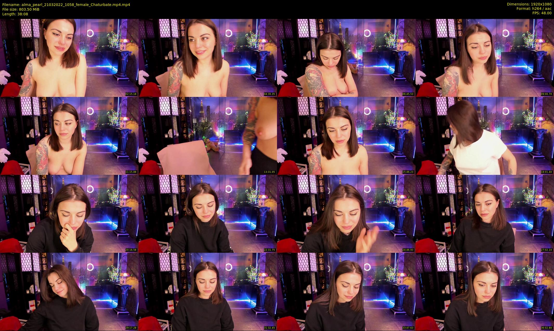 alma_pearl — 39 minute Chaturbate female cam show recording, 1080p, Mar 21, 2022