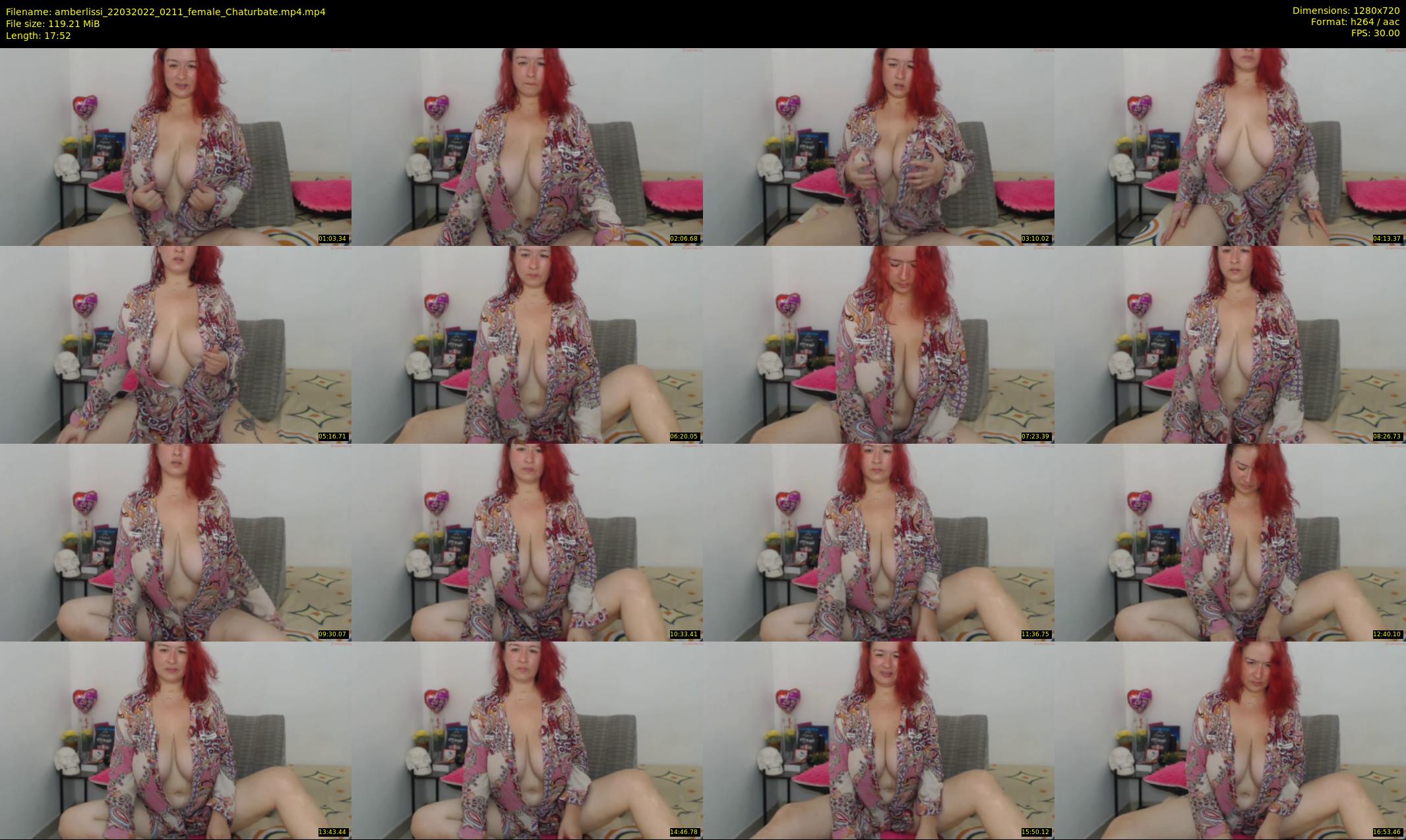 amberlissi — 18 minute Chaturbate female cam show recording, 720p, Mar 22, 2022