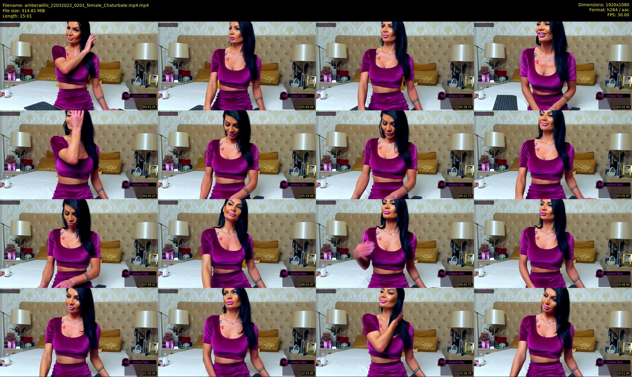 amberwillis — 16 minute Chaturbate female cam show recording, 1080p, Mar 22, 2022
