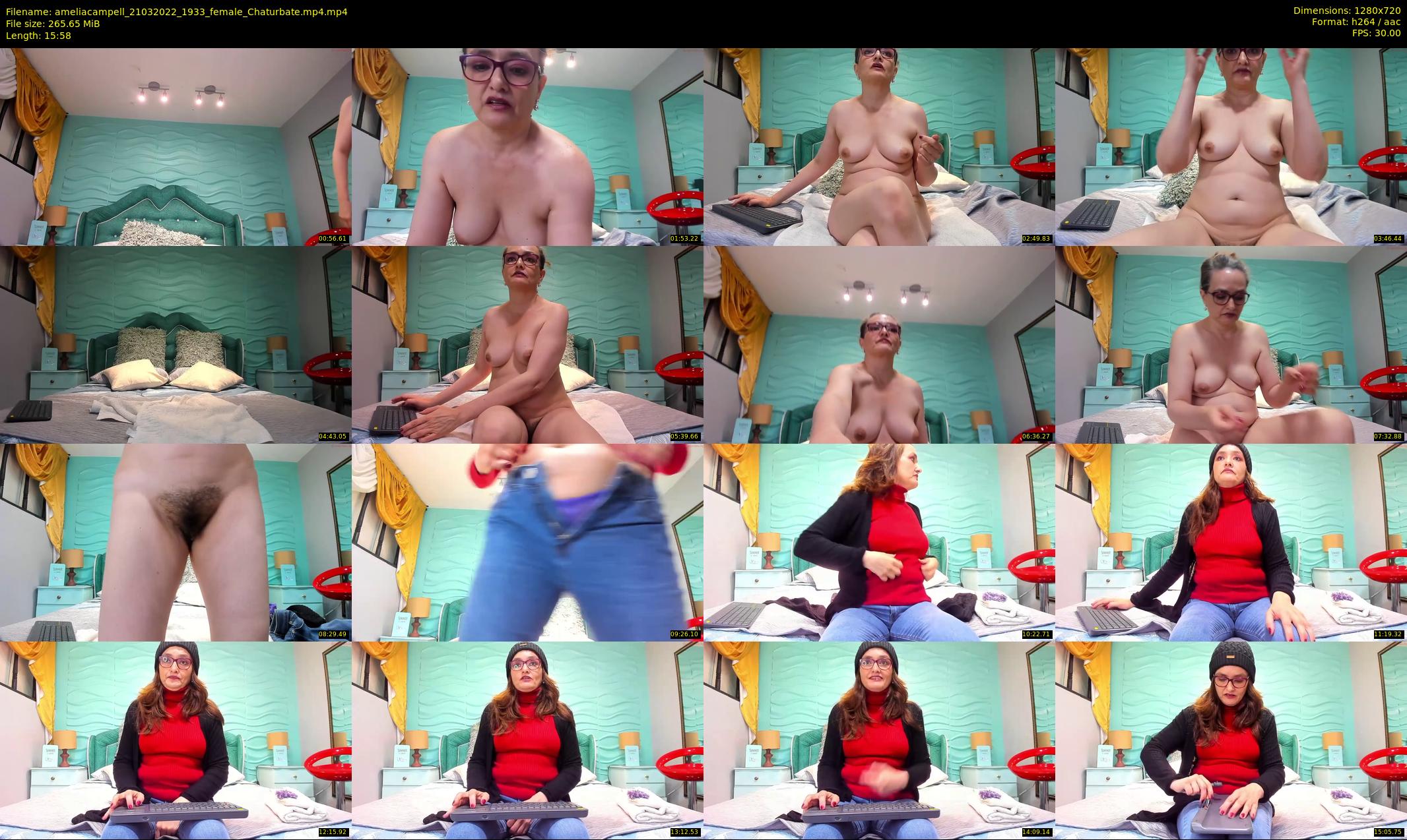 ameliacampell — 16 minute Chaturbate female cam show recording, 720p, Mar 21, 2022