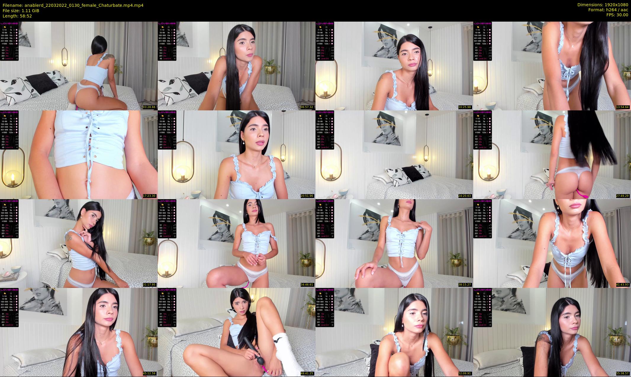anablerd — 59 minute Chaturbate female cam show recording, 1080p, Mar 22, 2022