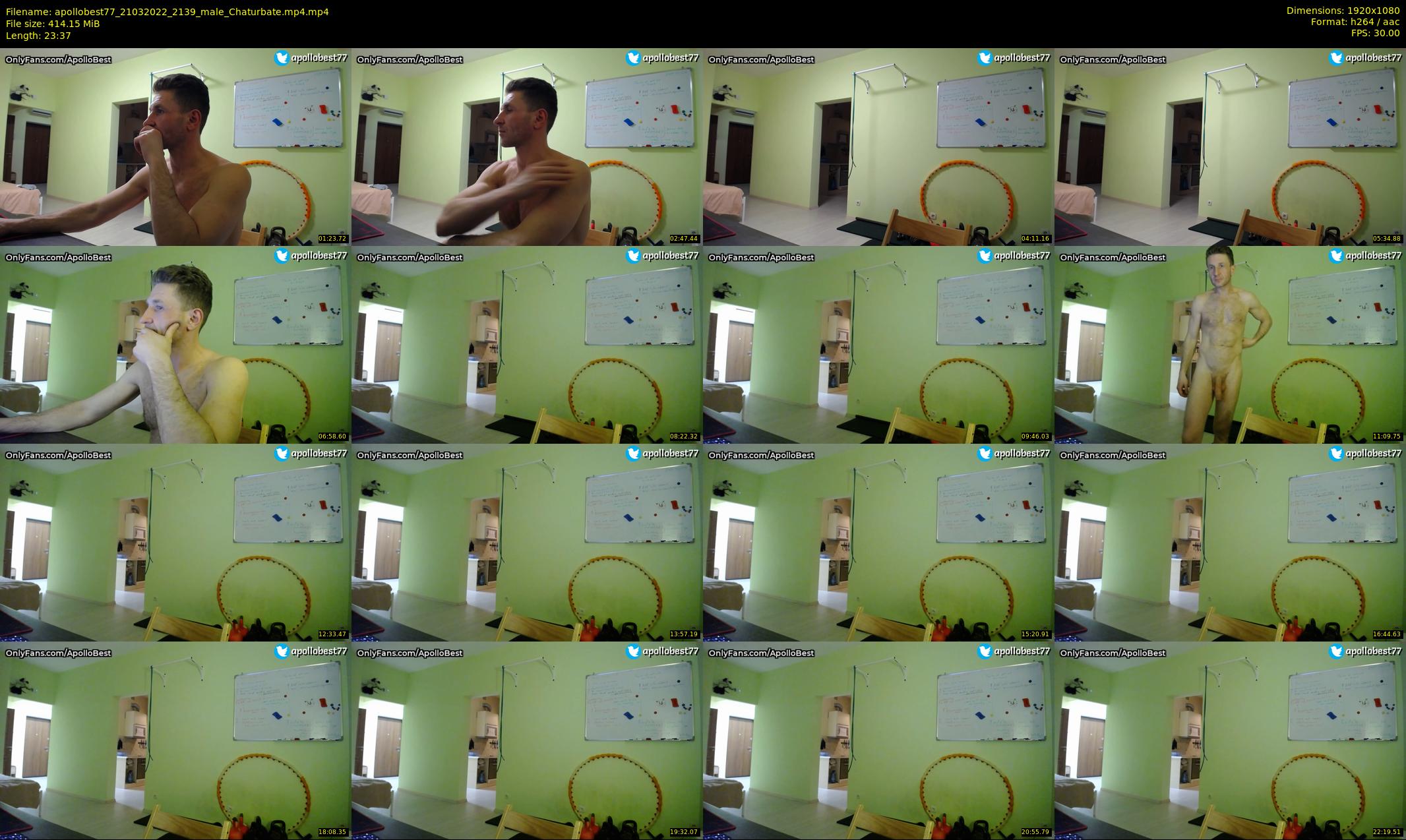 apollobest77 — 24 minute Chaturbate male cam show recording, 1080p, Mar 21, 2022