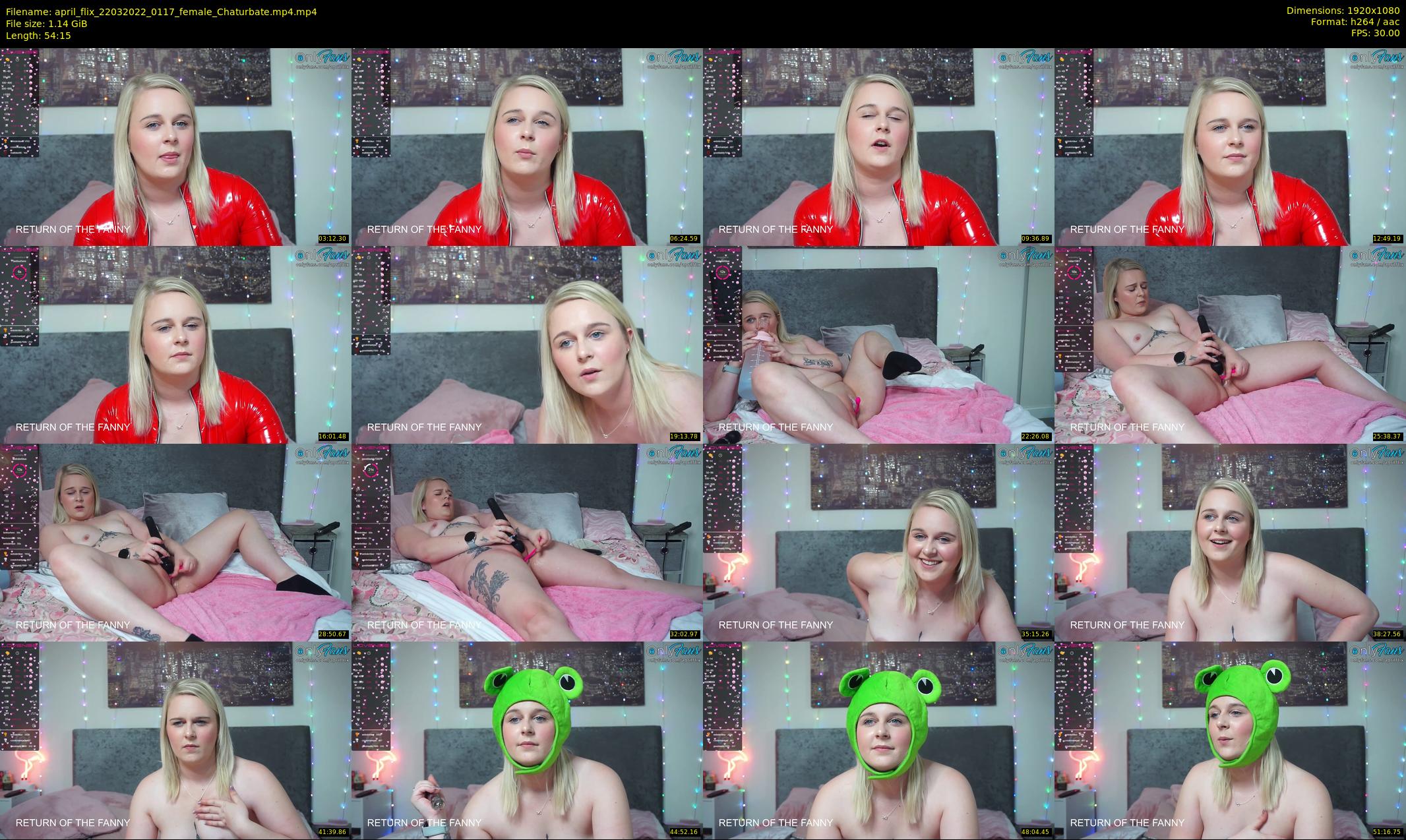 april_flix — 55 minute Chaturbate female cam show recording, 1080p, Mar 22, 2022