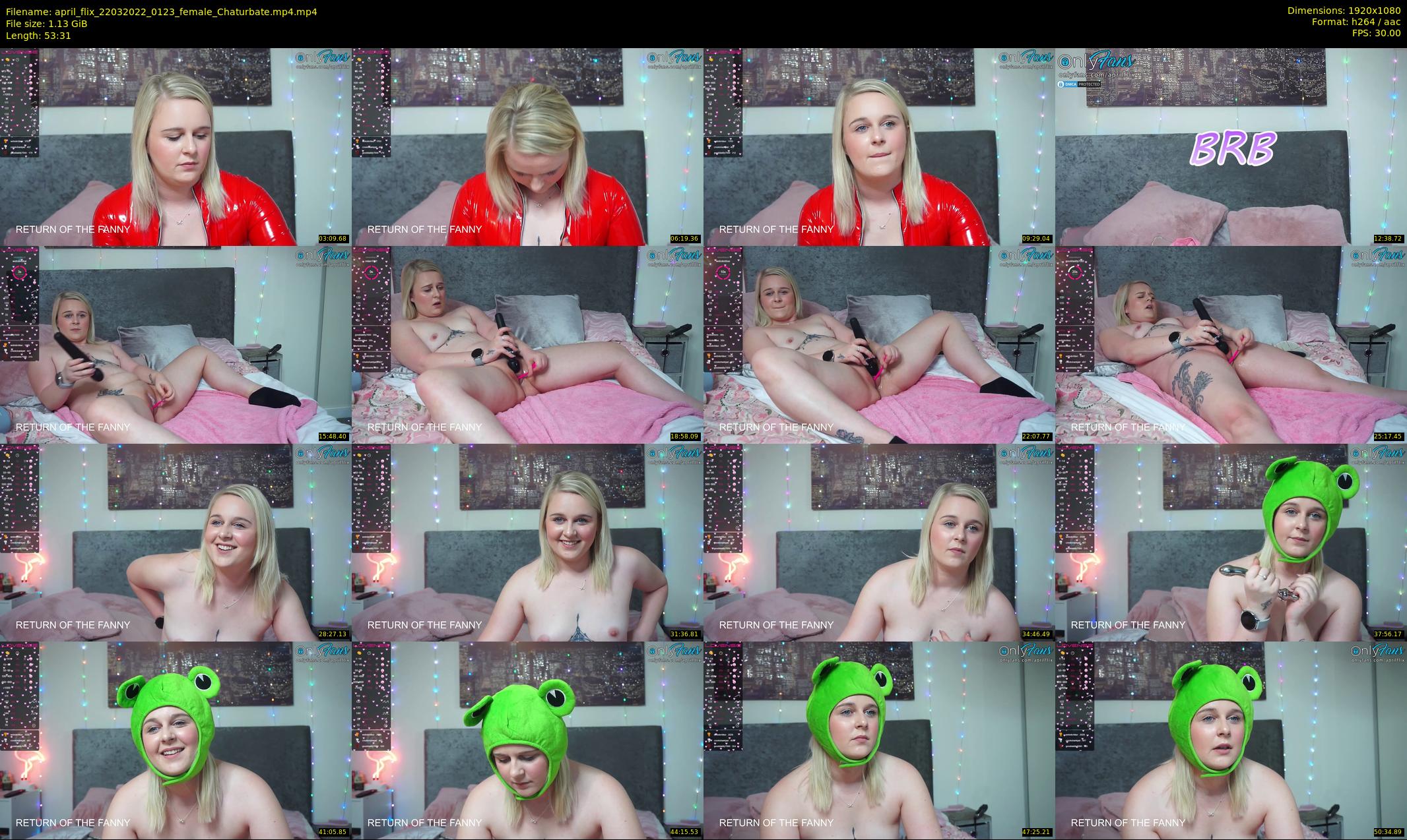 april_flix — 54 minute Chaturbate female cam show recording, 1080p, Mar 22, 2022