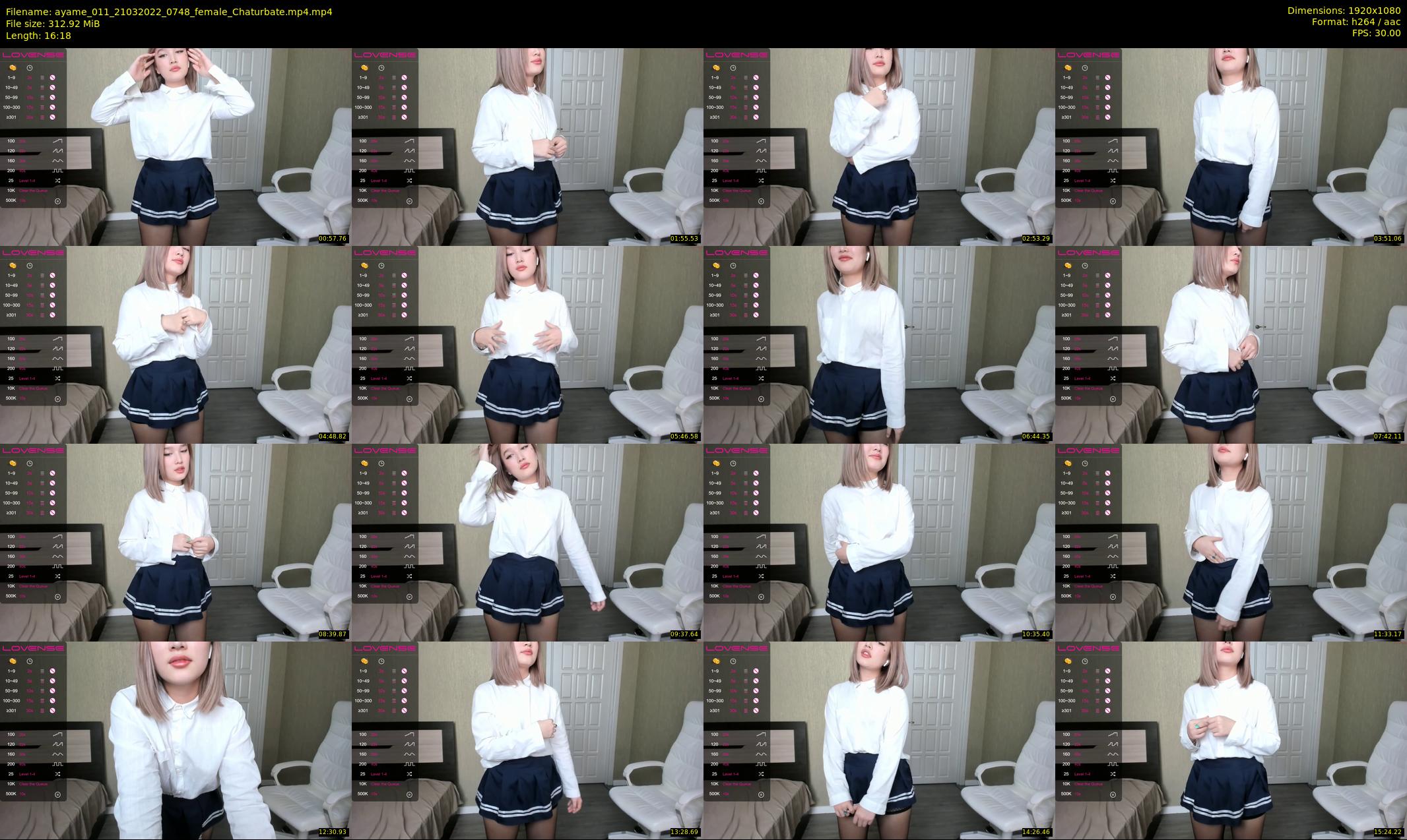 ayame_011 — 17 minute Chaturbate female cam show recording, 1080p, Mar 21, 2022