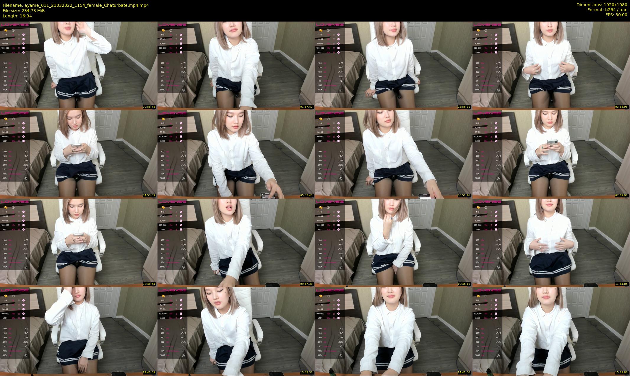 ayame_011 — 17 minute Chaturbate female cam show recording, 1080p, Mar 21, 2022
