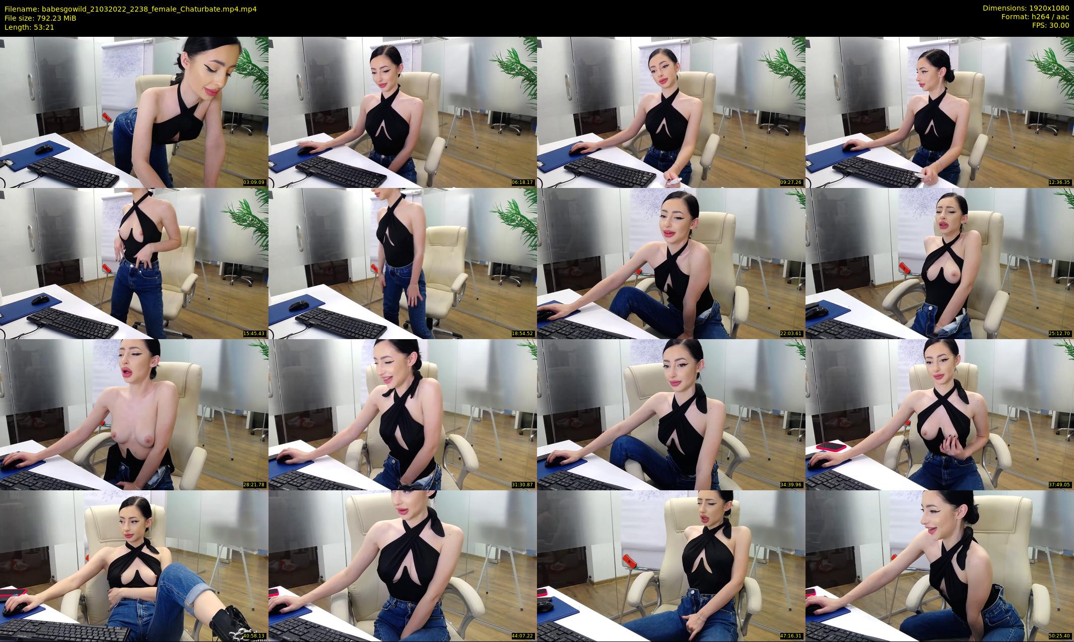 babesgowild — 54 minute Chaturbate couple cam show recording, 1080p, Mar 21, 2022