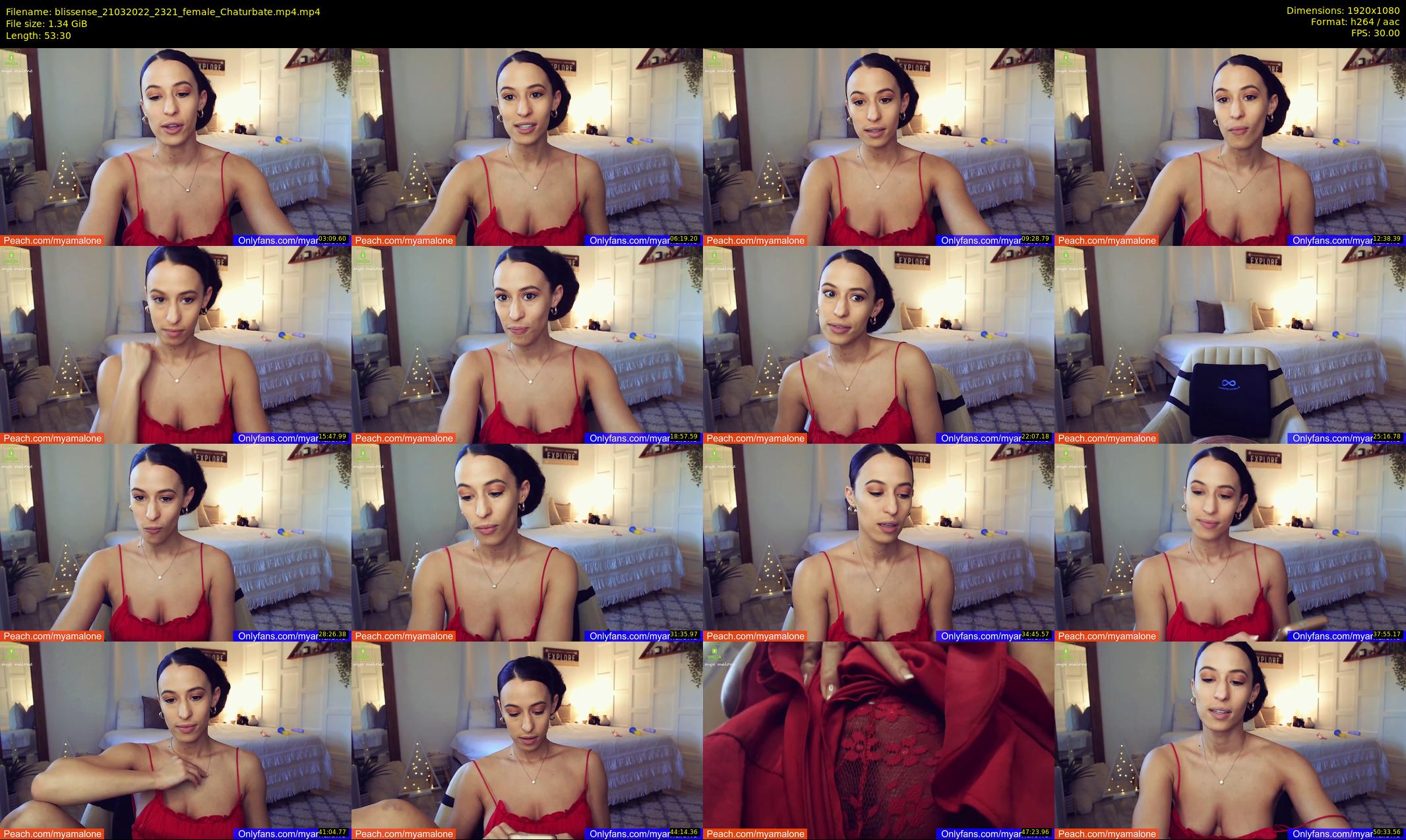 blissense — 54 minute Chaturbate female cam show recording, 1080p, Mar 21, 2022