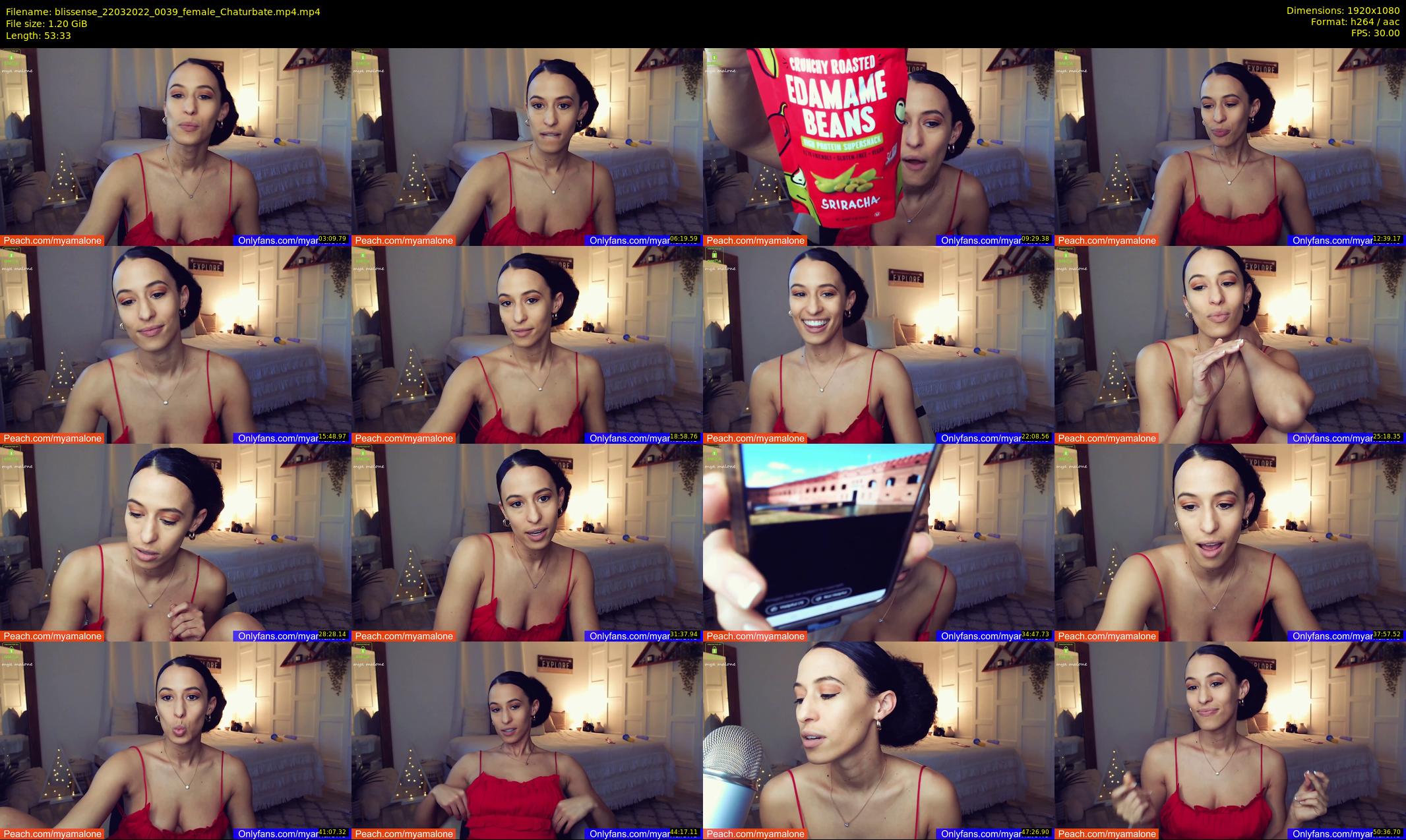 blissense — 54 minute Chaturbate female cam show recording, 1080p, Mar 22, 2022