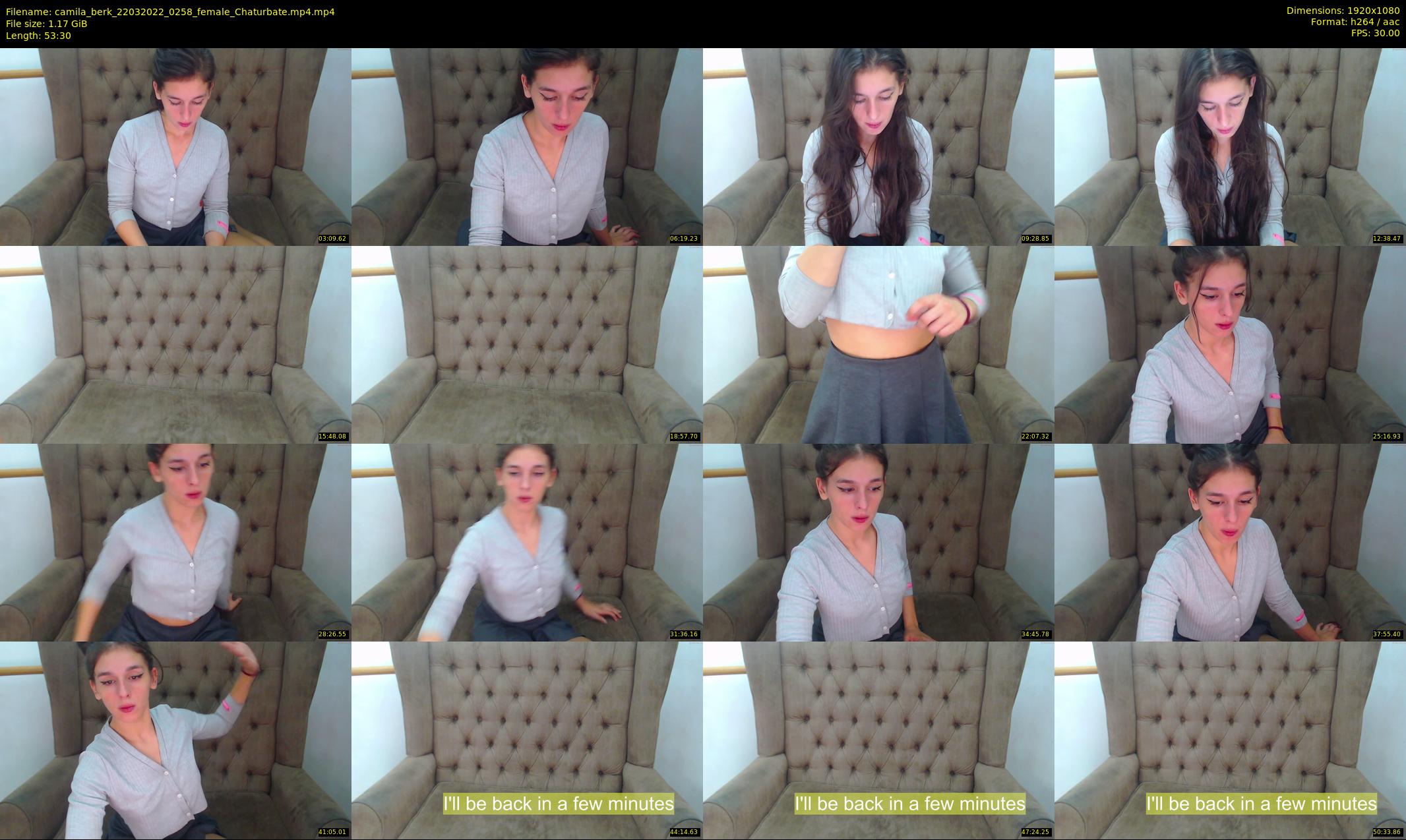 camila_berk — 54 minute Chaturbate female cam show recording, 1080p, Mar 22, 2022