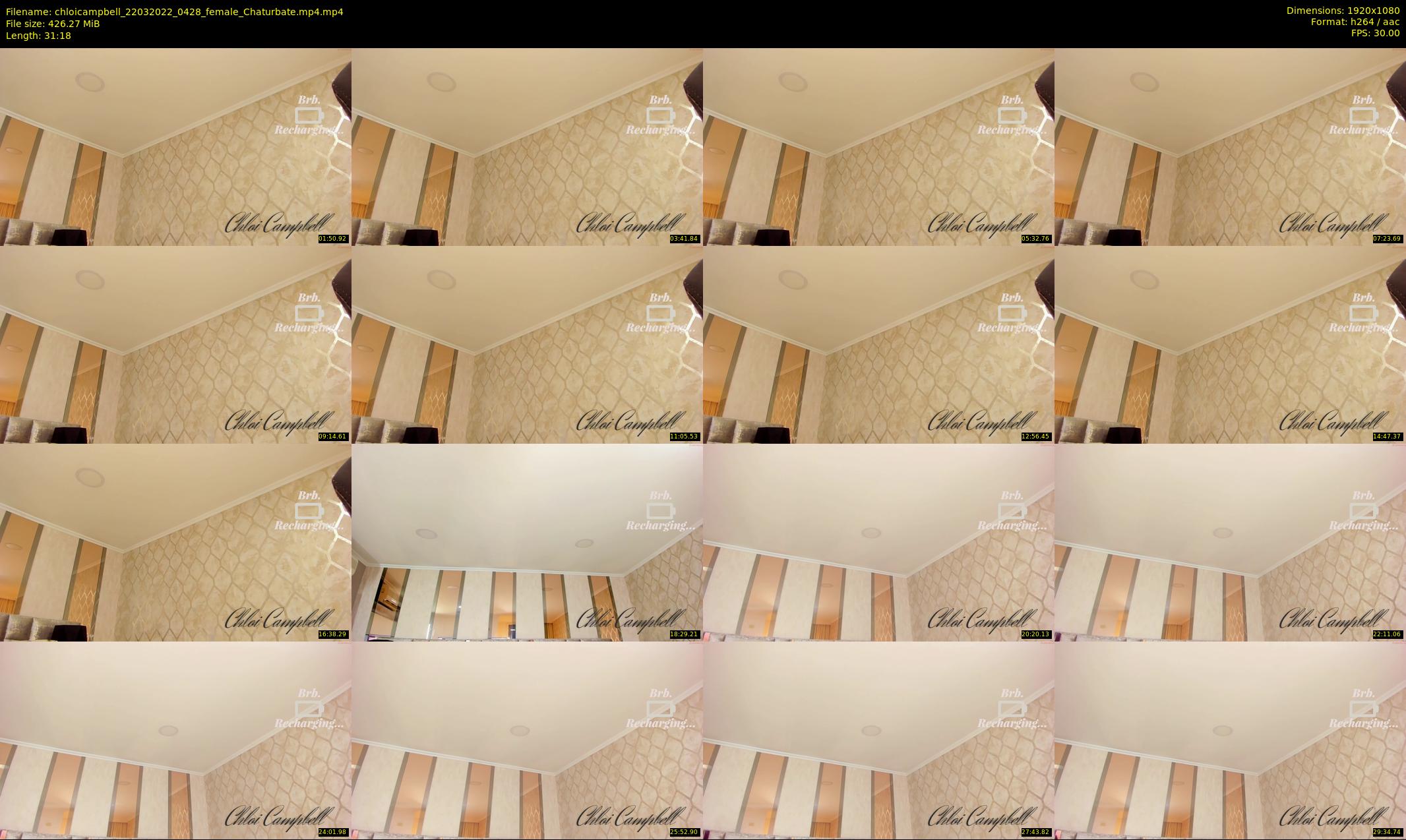 chloicampbell — 32 minute Chaturbate female cam show recording, 1080p, Mar 22, 2022