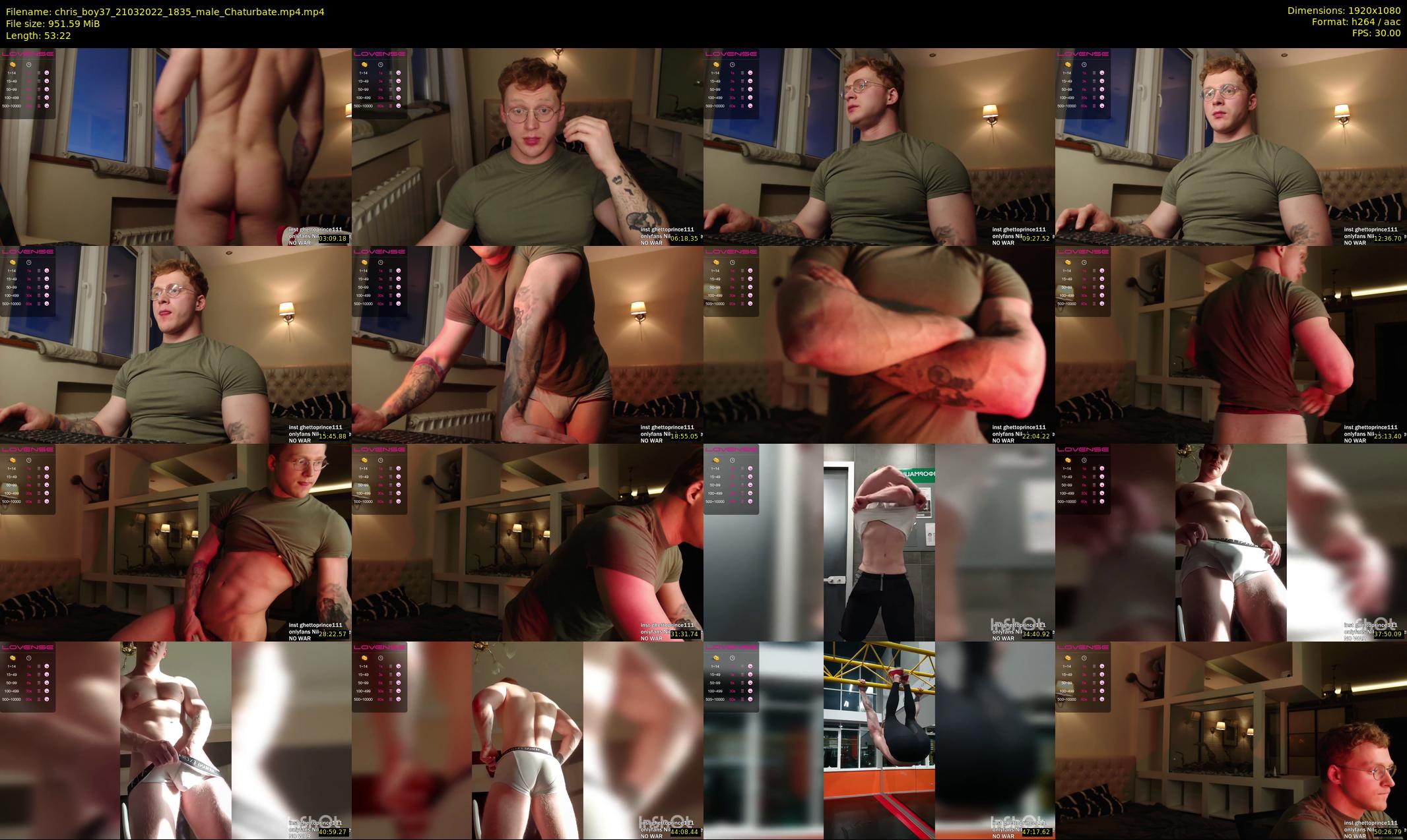 chris_boy37 — 54 minute Chaturbate male cam show recording, 1080p, Mar 21, 2022