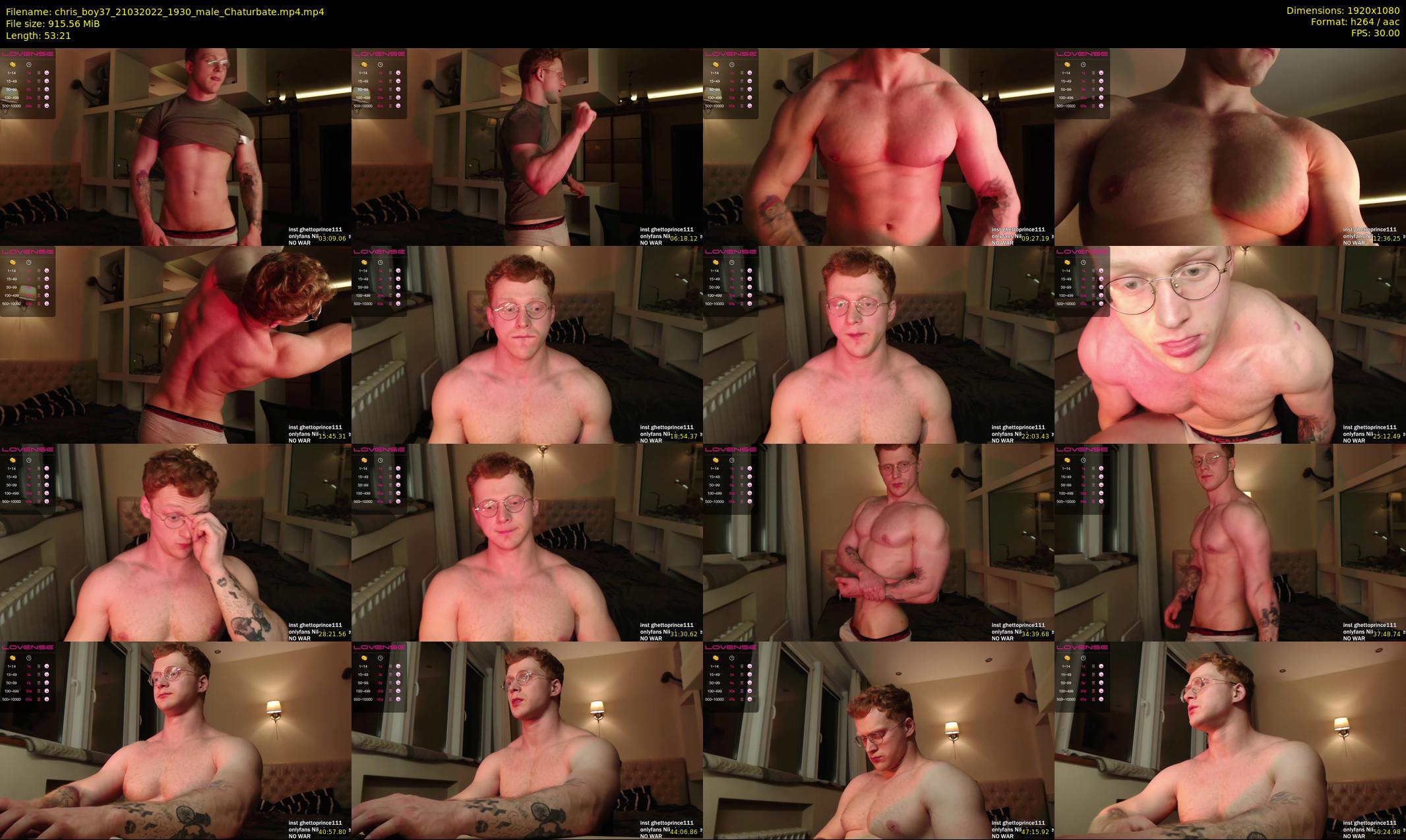 chris_boy37 — 54 minute Chaturbate male cam show recording, 1080p, Mar 21, 2022