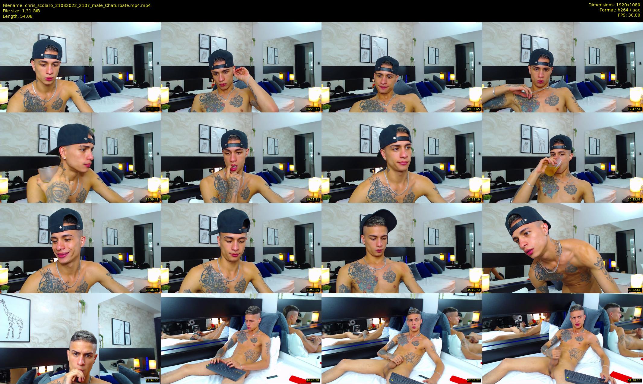 chris_scolaro — 55 minute Chaturbate male cam show recording, 1080p, Mar 21, 2022
