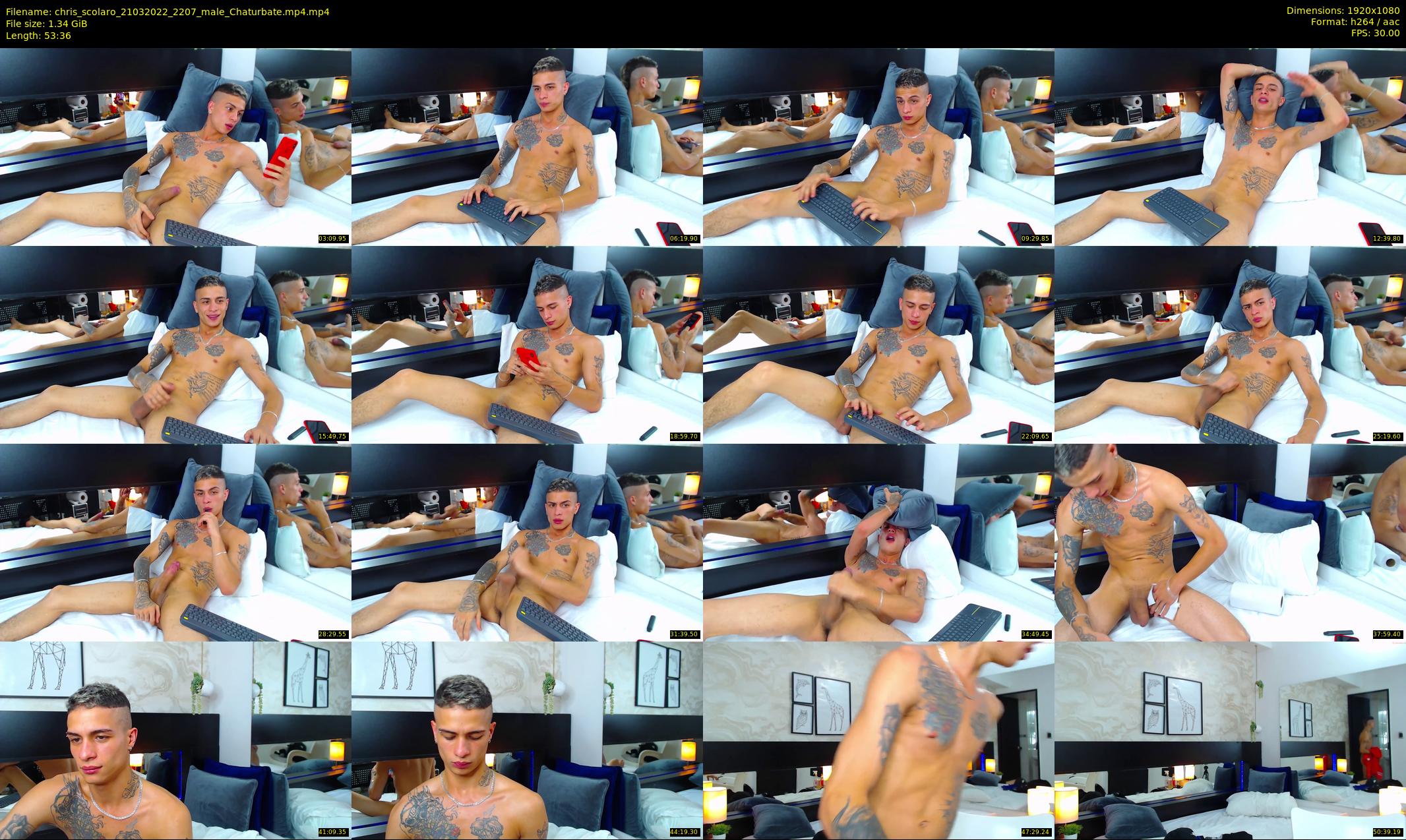 chris_scolaro — 54 minute Chaturbate male cam show recording, 1080p, Mar 21, 2022