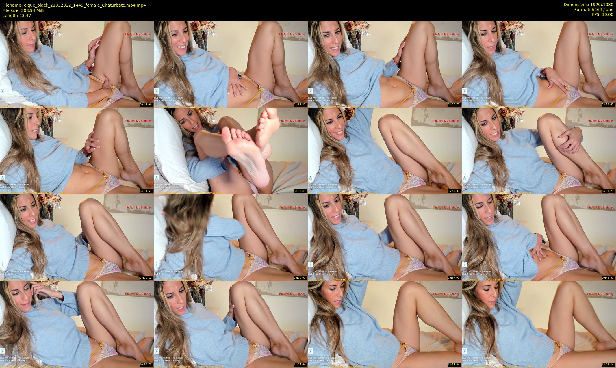 cique_black — 14 minute Chaturbate female cam show recording, 1080p, Mar 21, 2022