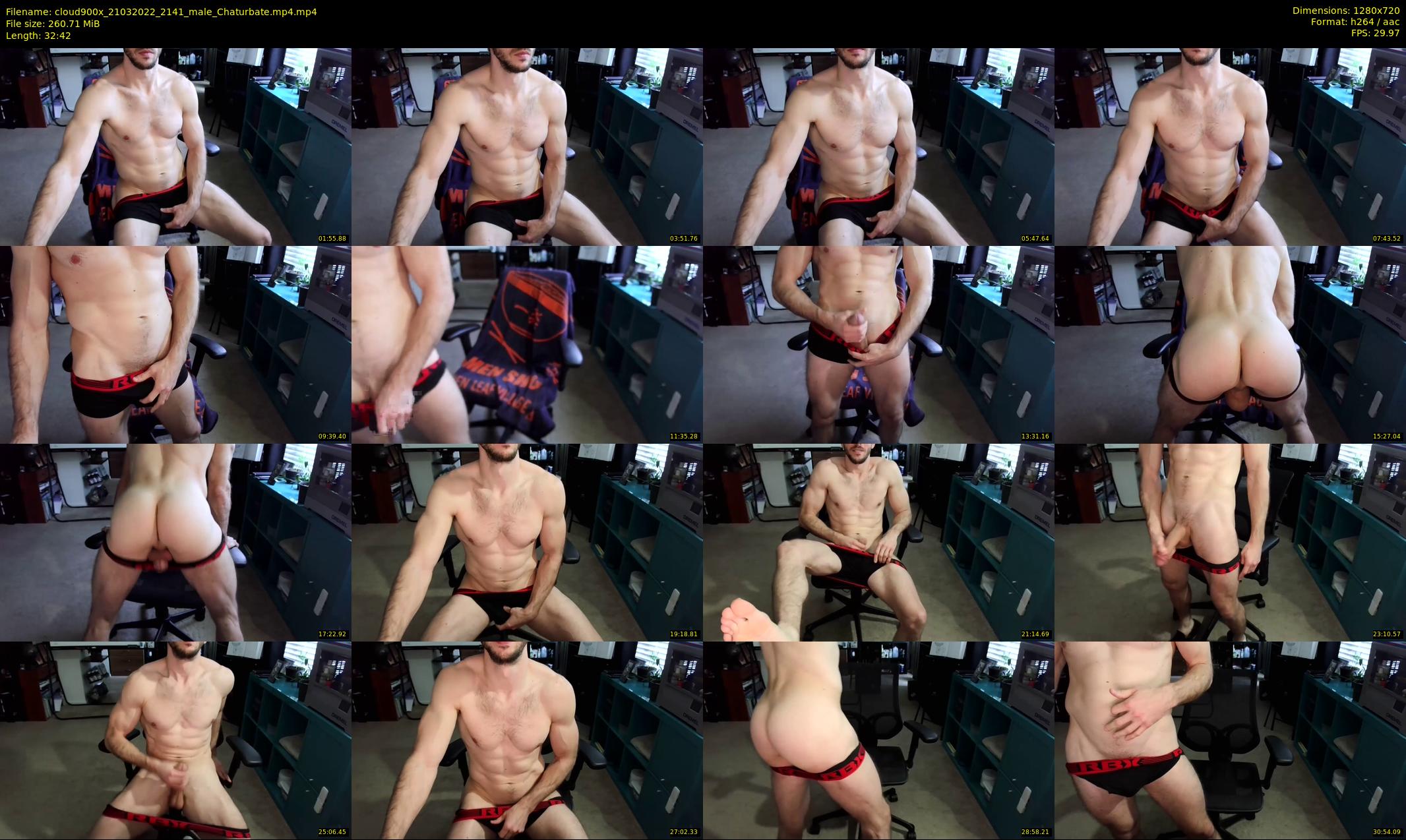 cloud900x — 33 minute Chaturbate male cam show recording, 720p, Mar 21, 2022