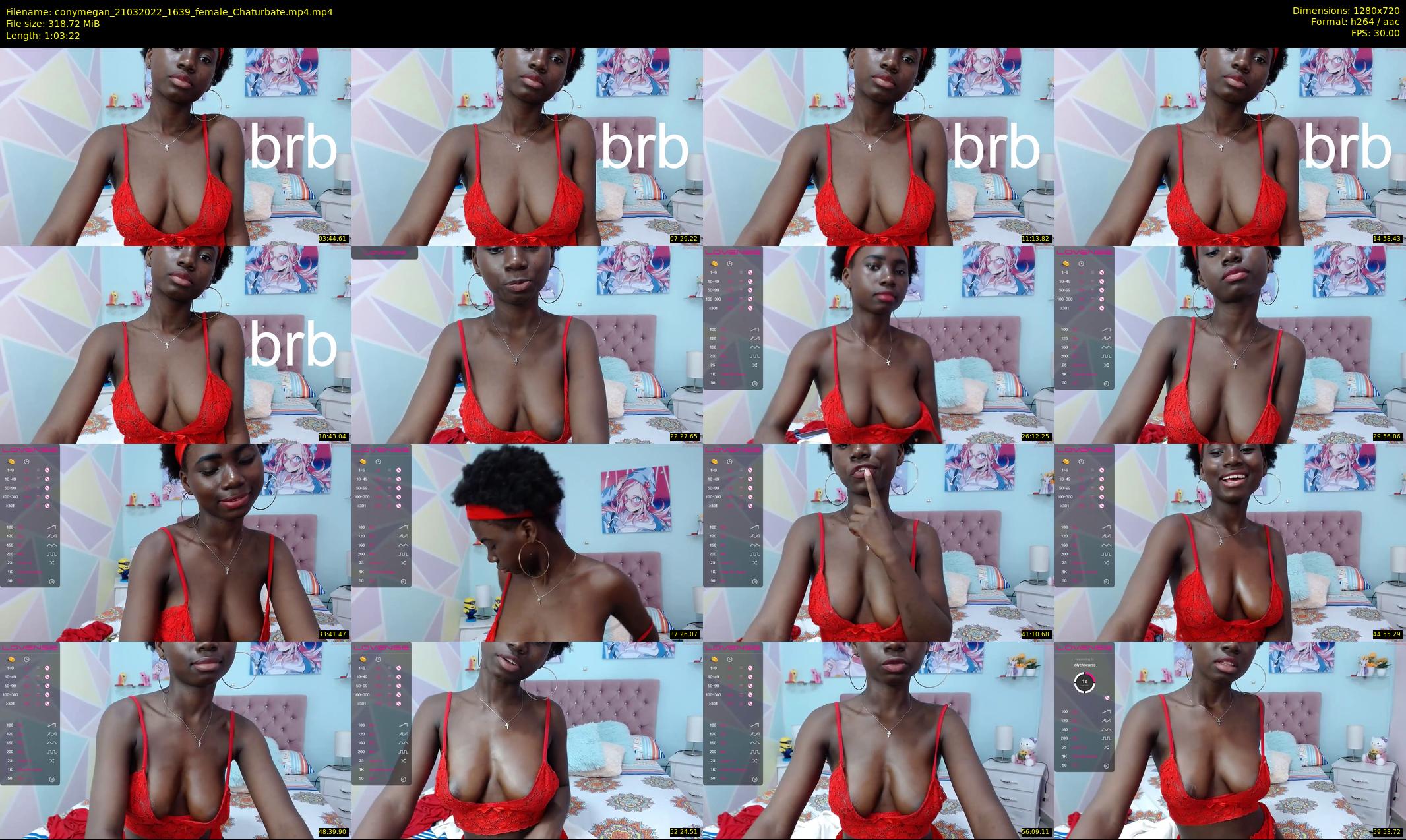 conymegan — 64 minute Chaturbate female cam show recording, 720p, Mar 21, 2022