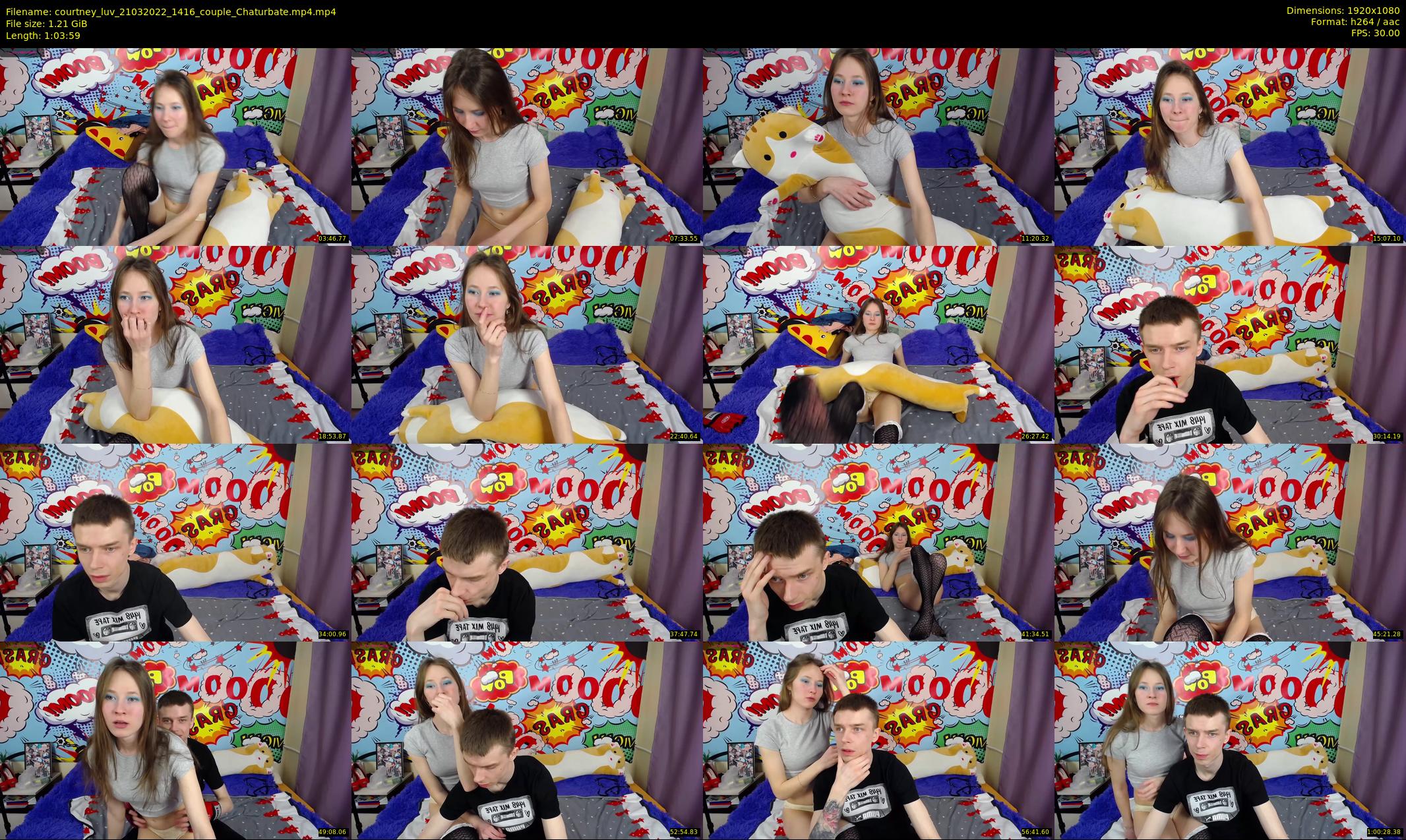 courtney_luv — 64 minute Chaturbate couple cam show recording, 1080p, Mar 21, 2022
