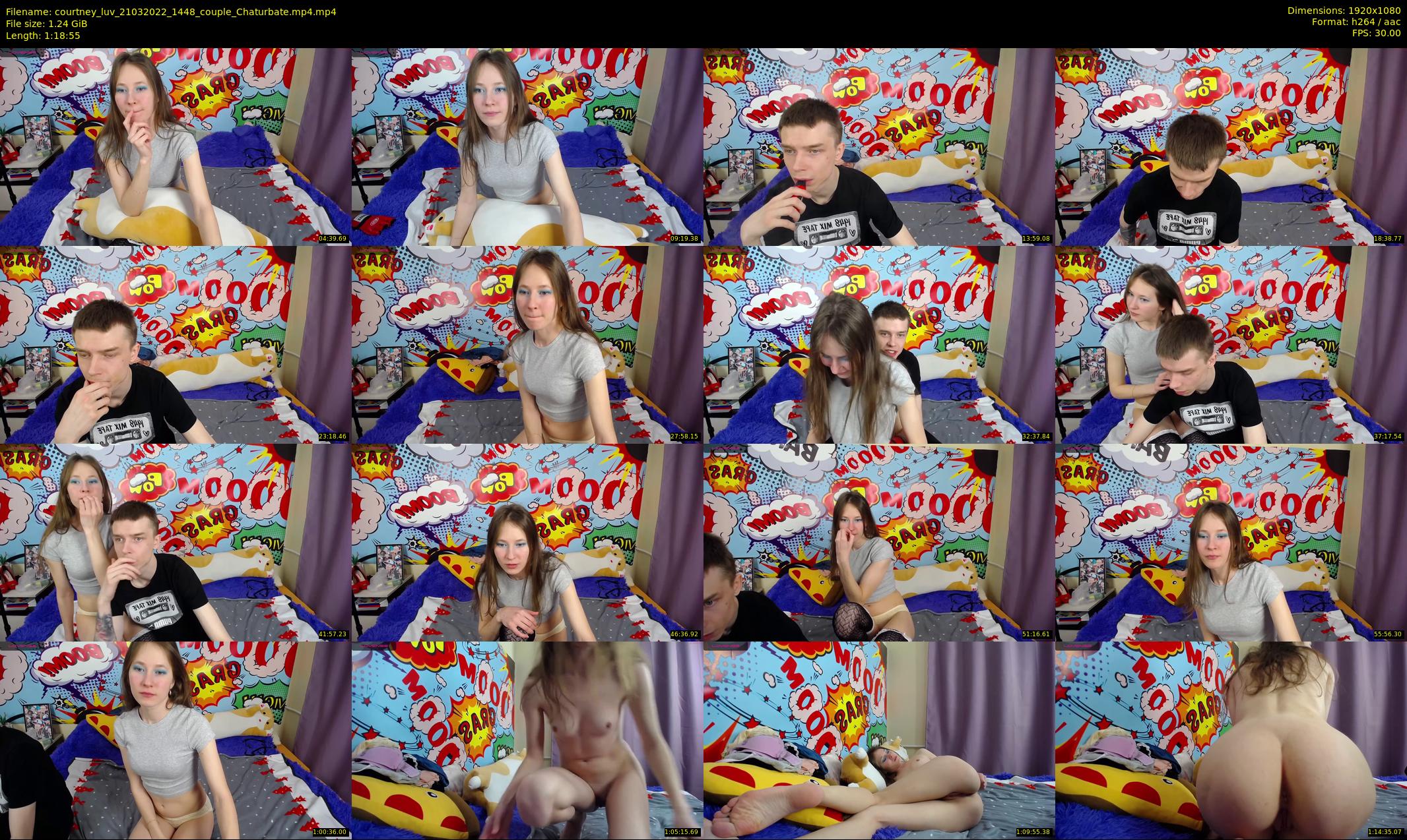 courtney_luv — 79 minute Chaturbate couple cam show recording, 1080p, Mar 21, 2022