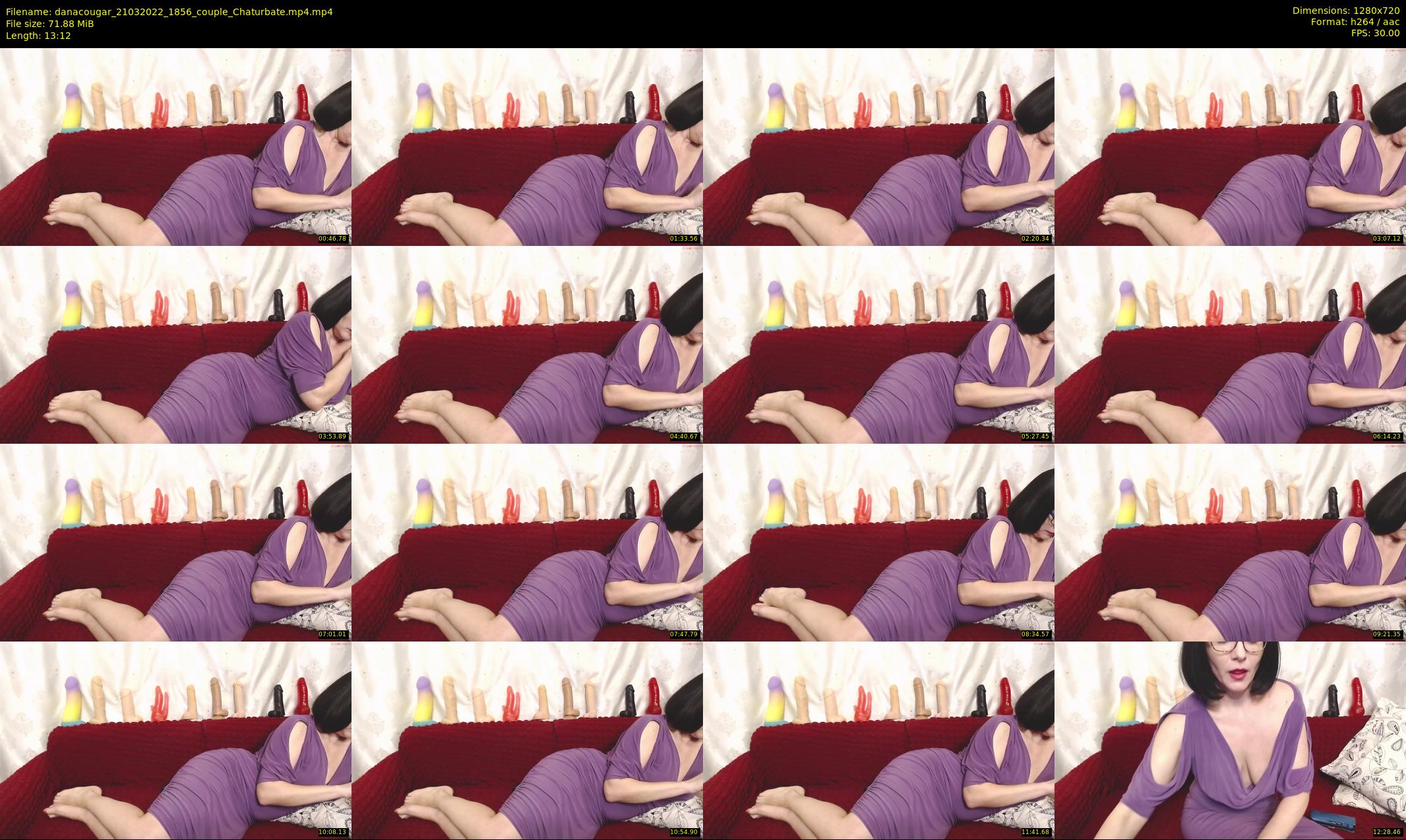 danacougar — 14 minute Chaturbate female cam show recording, 720p, Mar 21, 2022