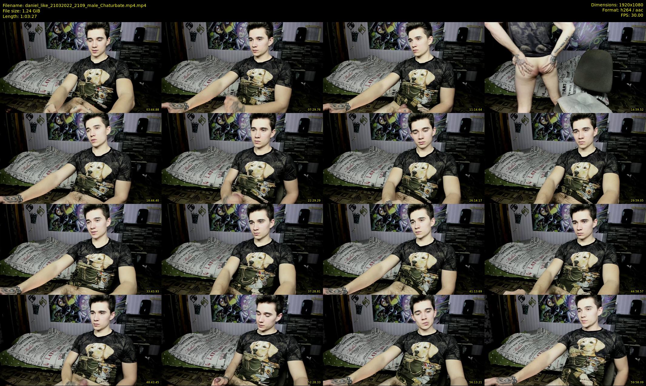 daniel_like — 64 minute Chaturbate male cam show recording, 1080p, Mar 21, 2022