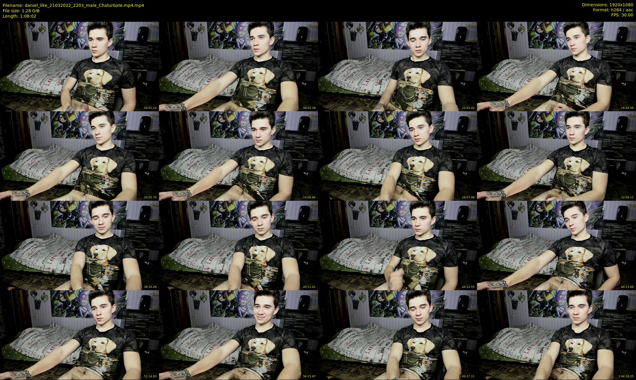 daniel_like — 69 minute Chaturbate male cam show recording, 1080p, Mar 21, 2022