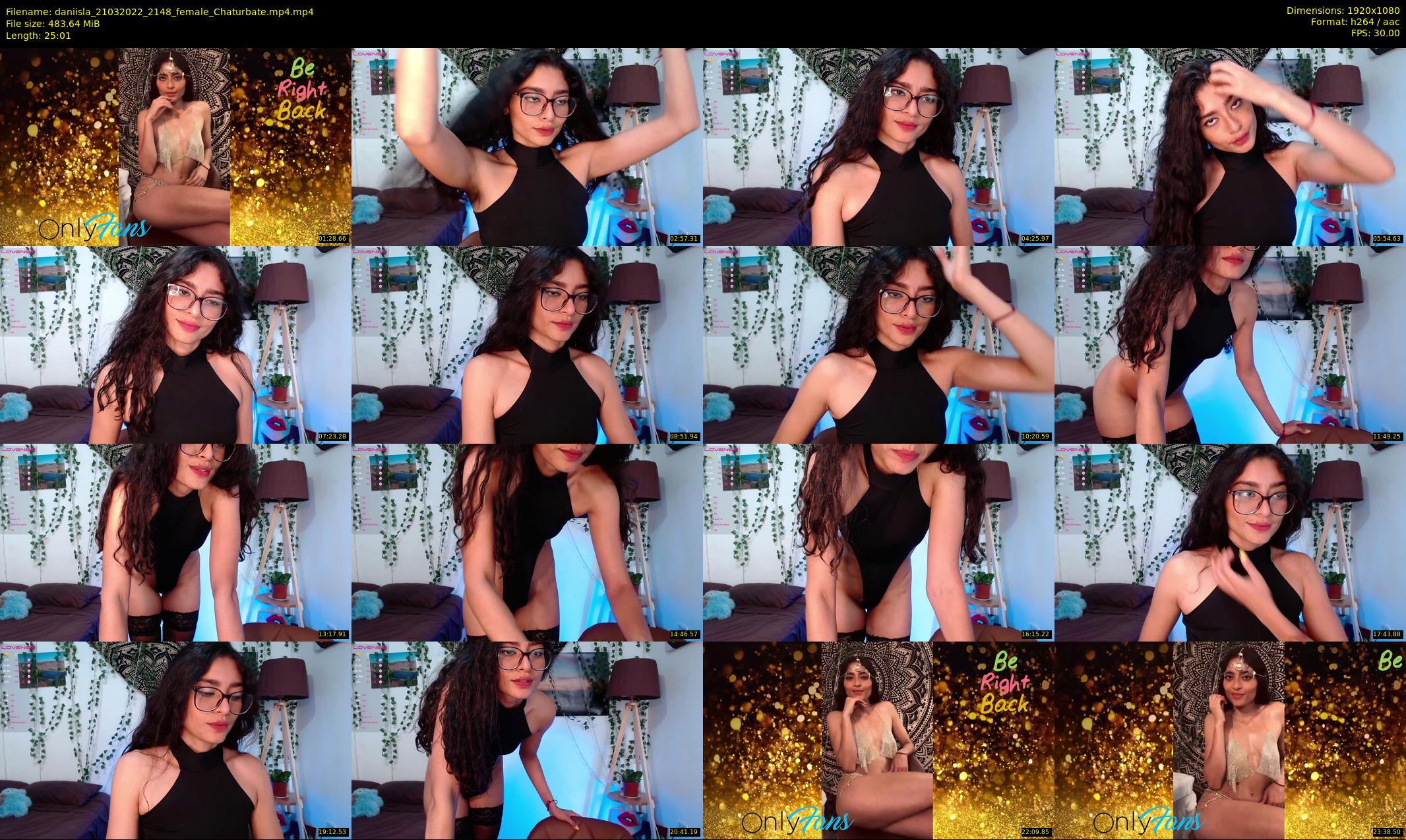 daniisla — 26 minute Chaturbate female cam show recording, 1080p, Mar 21, 2022