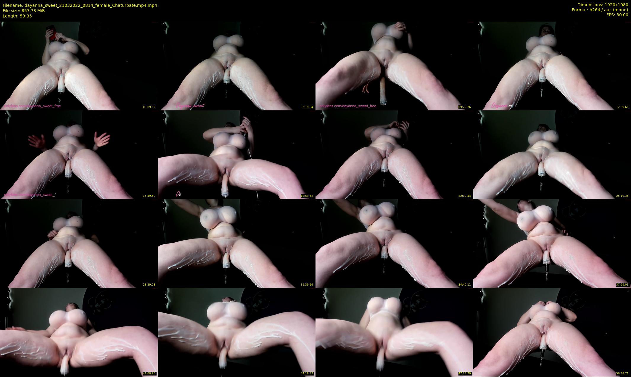 dayanna_sweet — 54 minute Chaturbate female cam show recording, 1080p, Mar 21, 2022