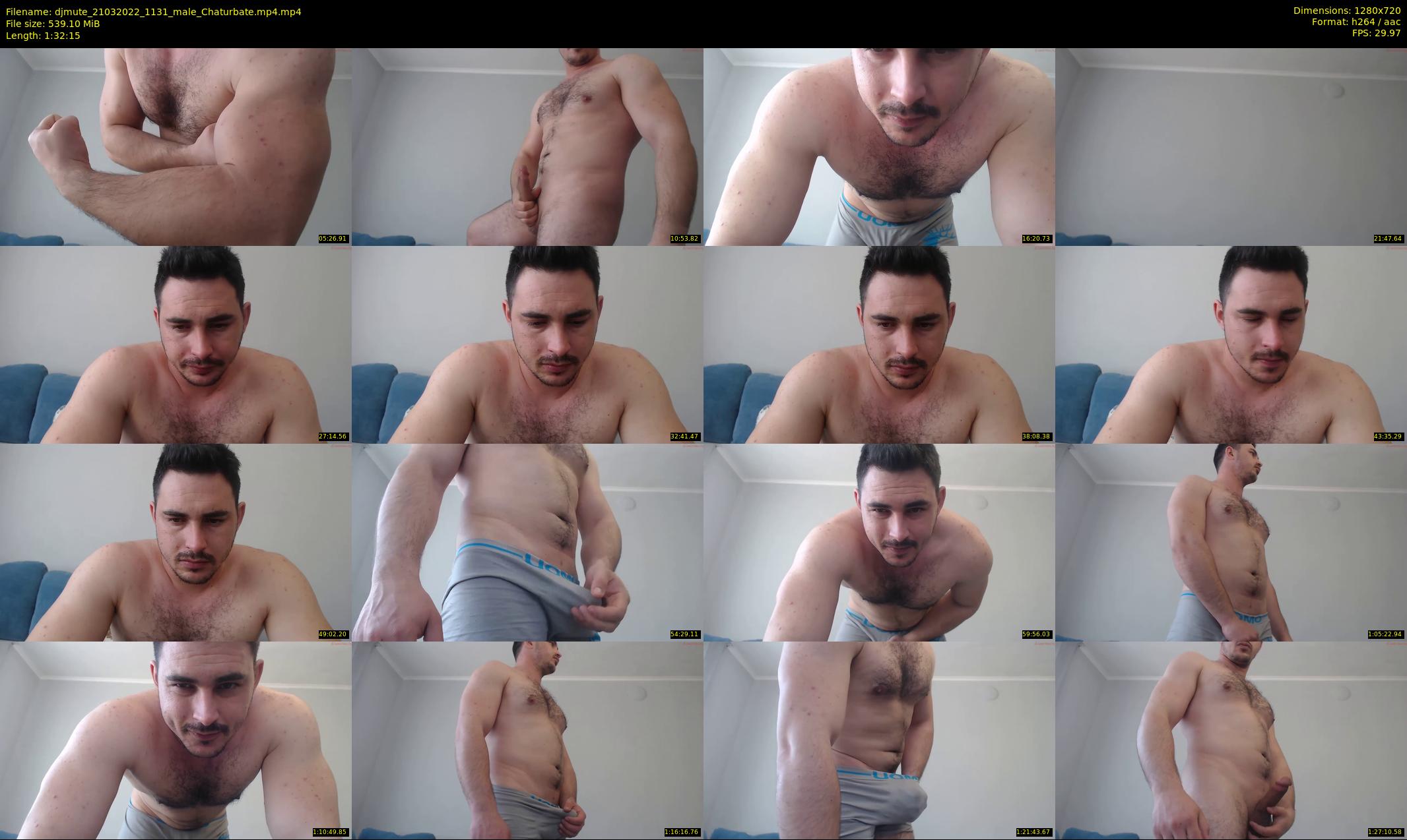 djmute — 93 minute Chaturbate male cam show recording, 720p, Mar 21, 2022